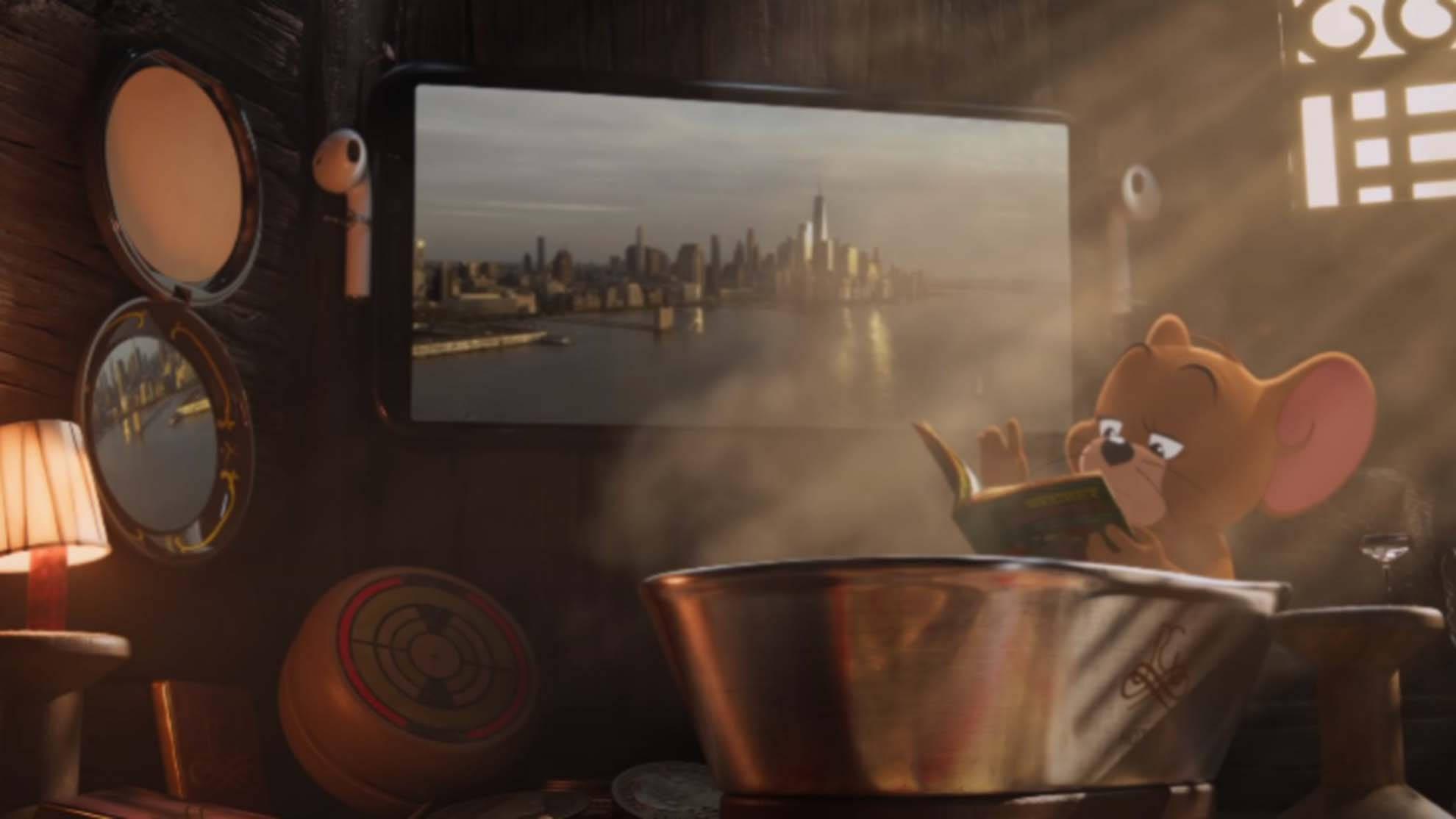 Jerry Mouse Bath Scene 2021 Movie — 1980x1114 wallpaper