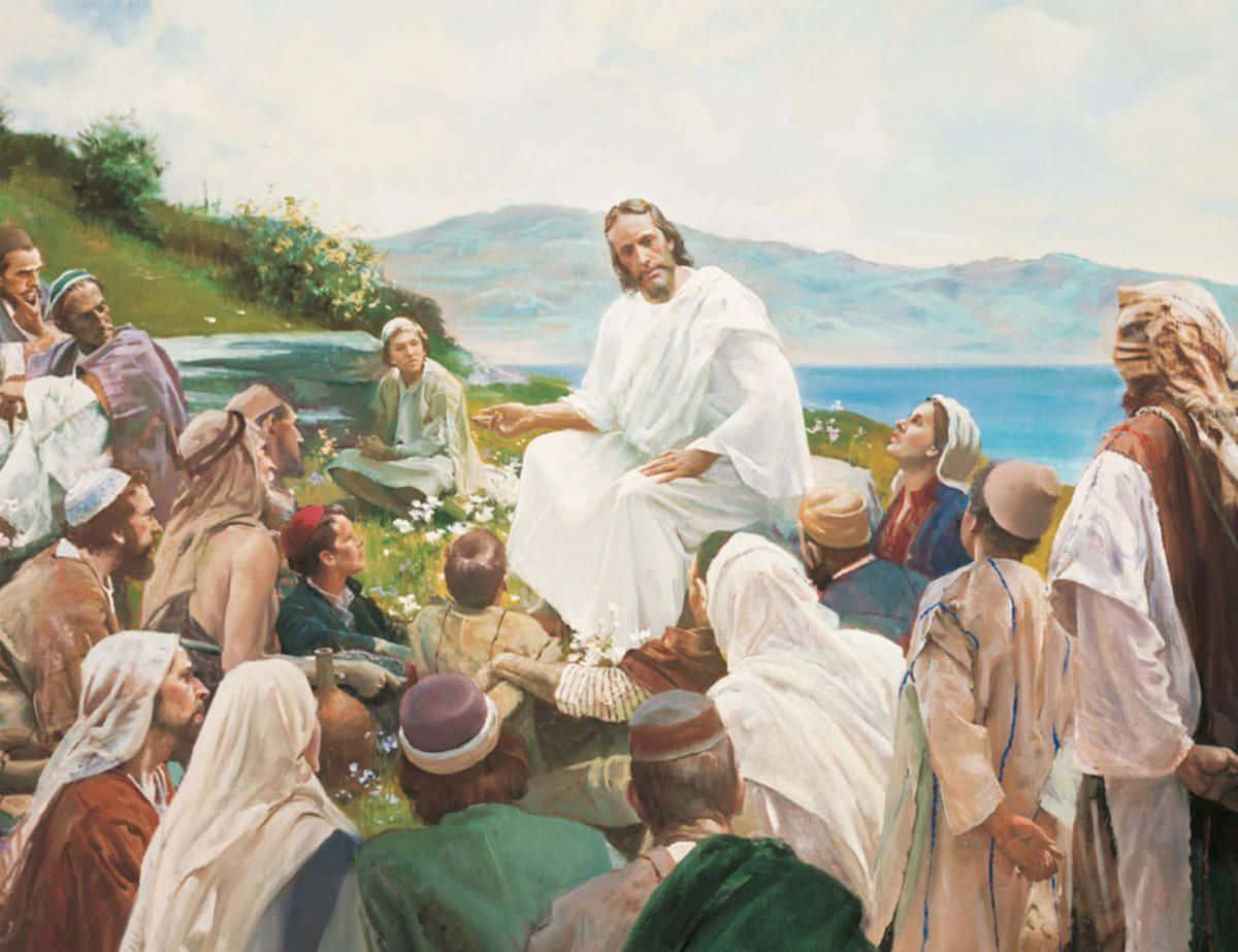 Jesus Christ Conducting A Sermon Picture — 1200x923 wallpaper