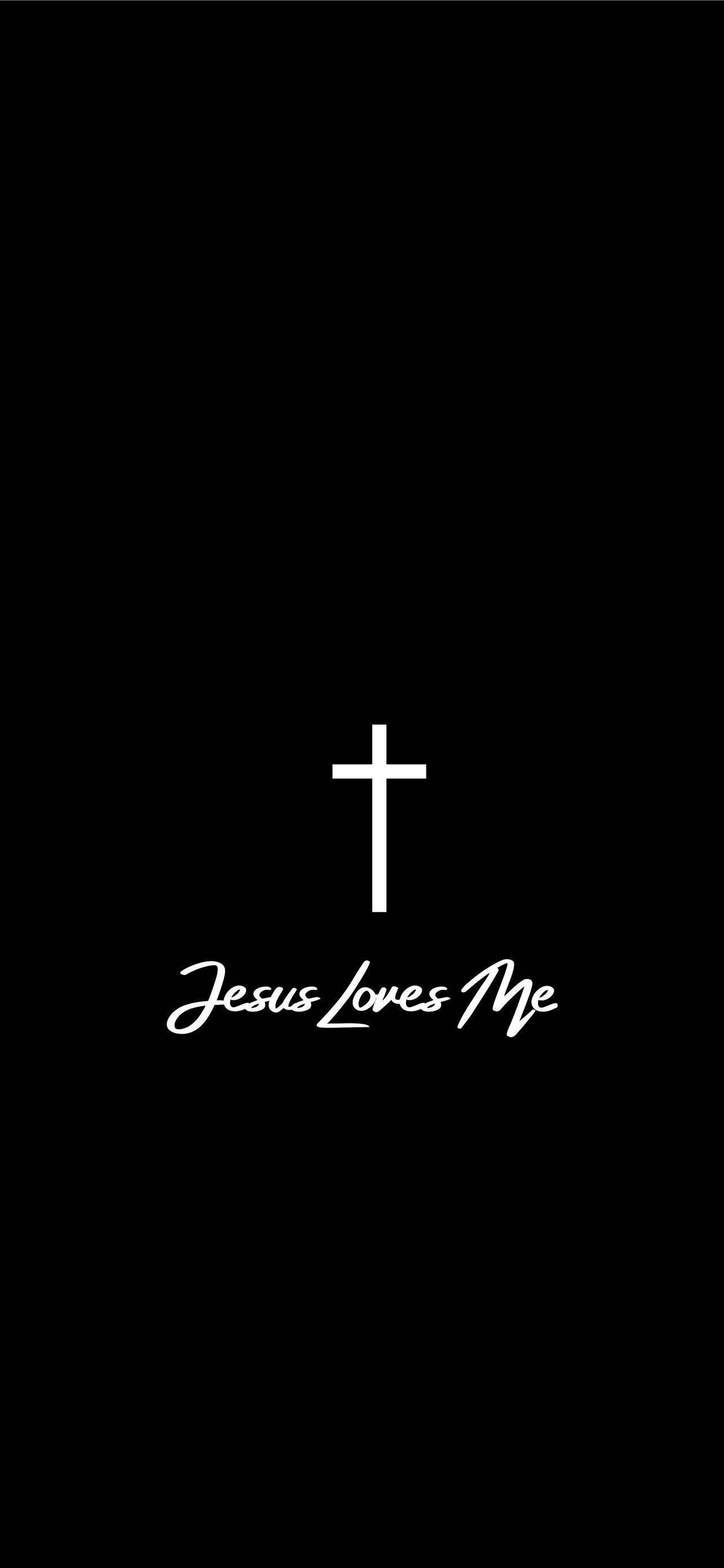 Jesus Loves Me Christian Iphone — 1284x2778 wallpaper