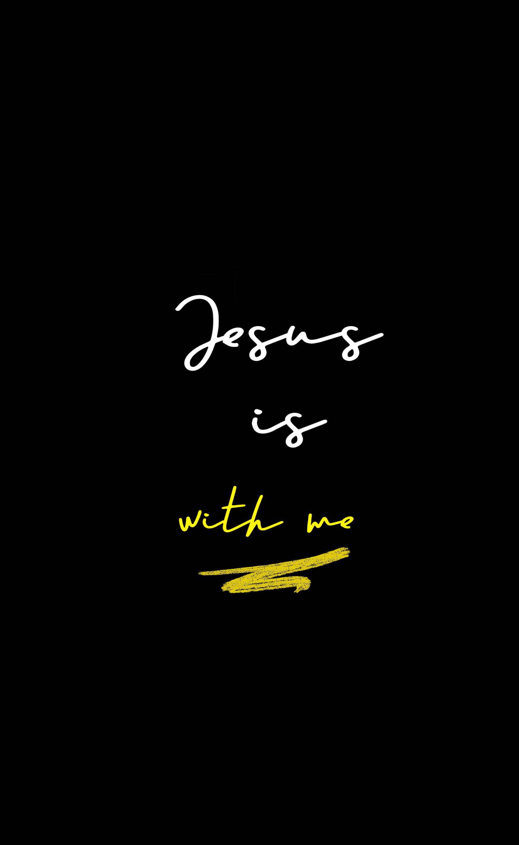 Jesus With Me Jesus 4K iPhone — 1680x2736 wallpaper
