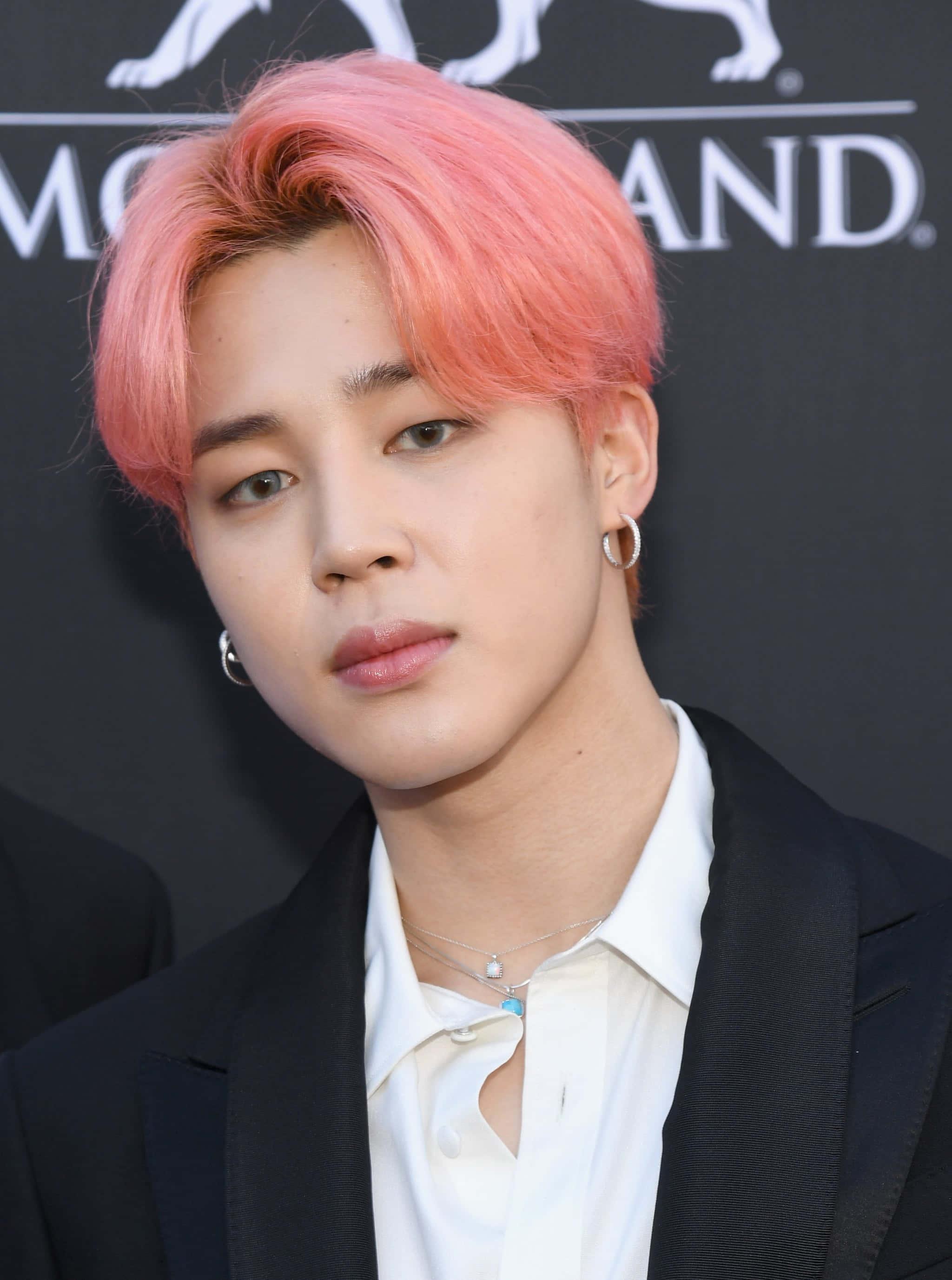 Jimin (박지민) of BTS in black and white. — 2048x2755 wallpaper