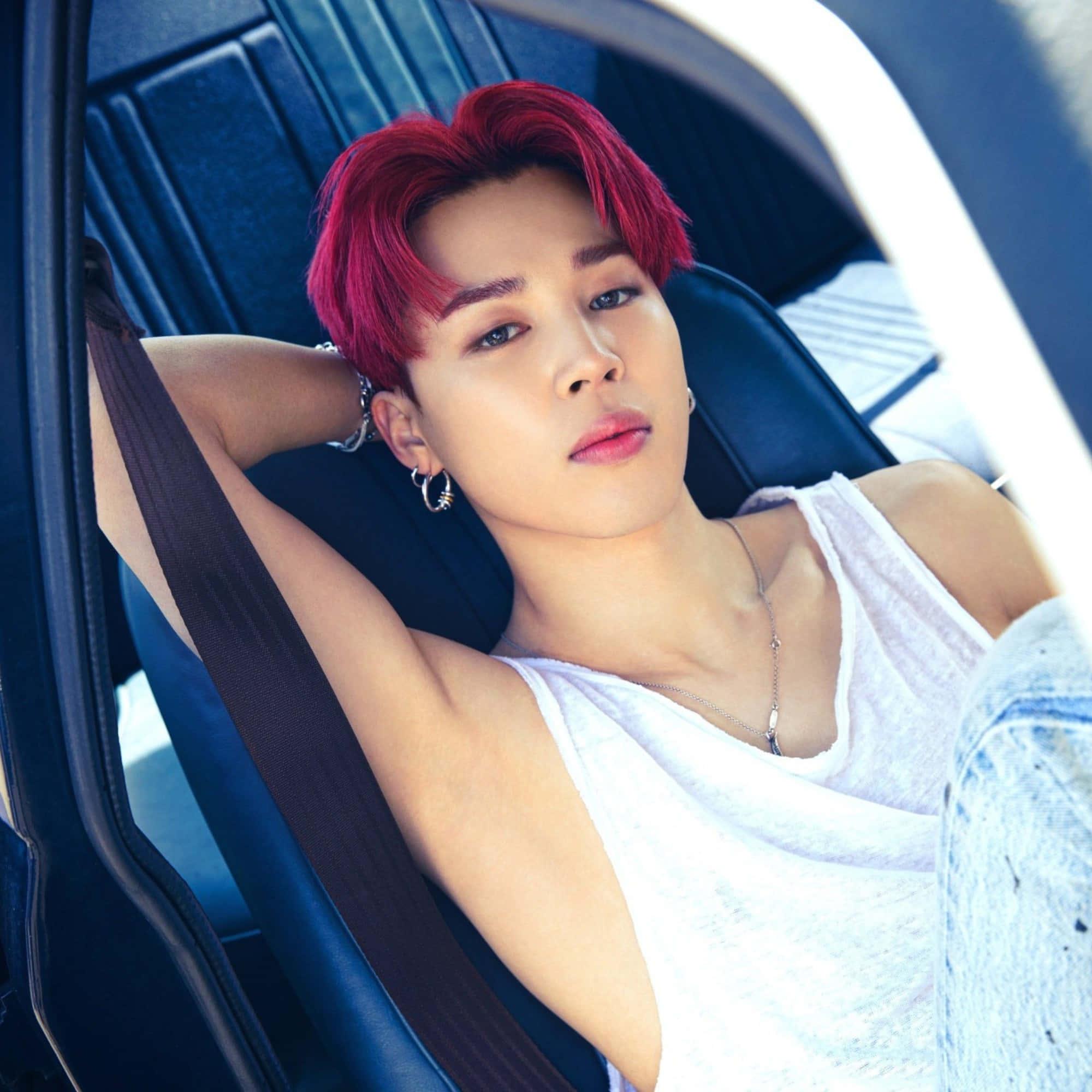Jimin of BTS looking handsome — 2000x2000 wallpaper