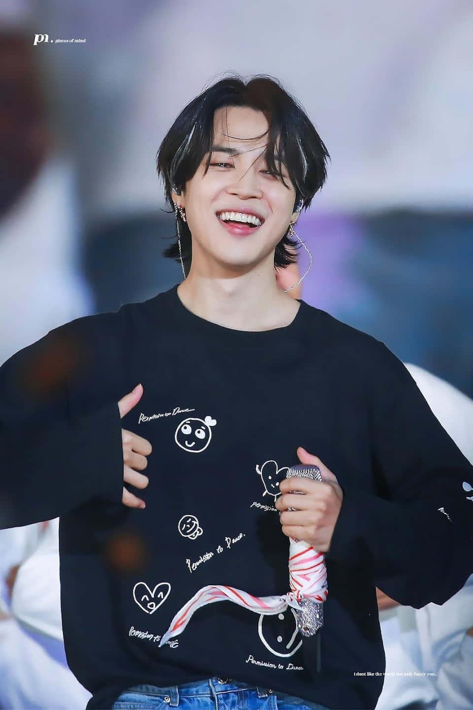 Jimin of BTS showcases his captivating charm — 960x1440 wallpaper