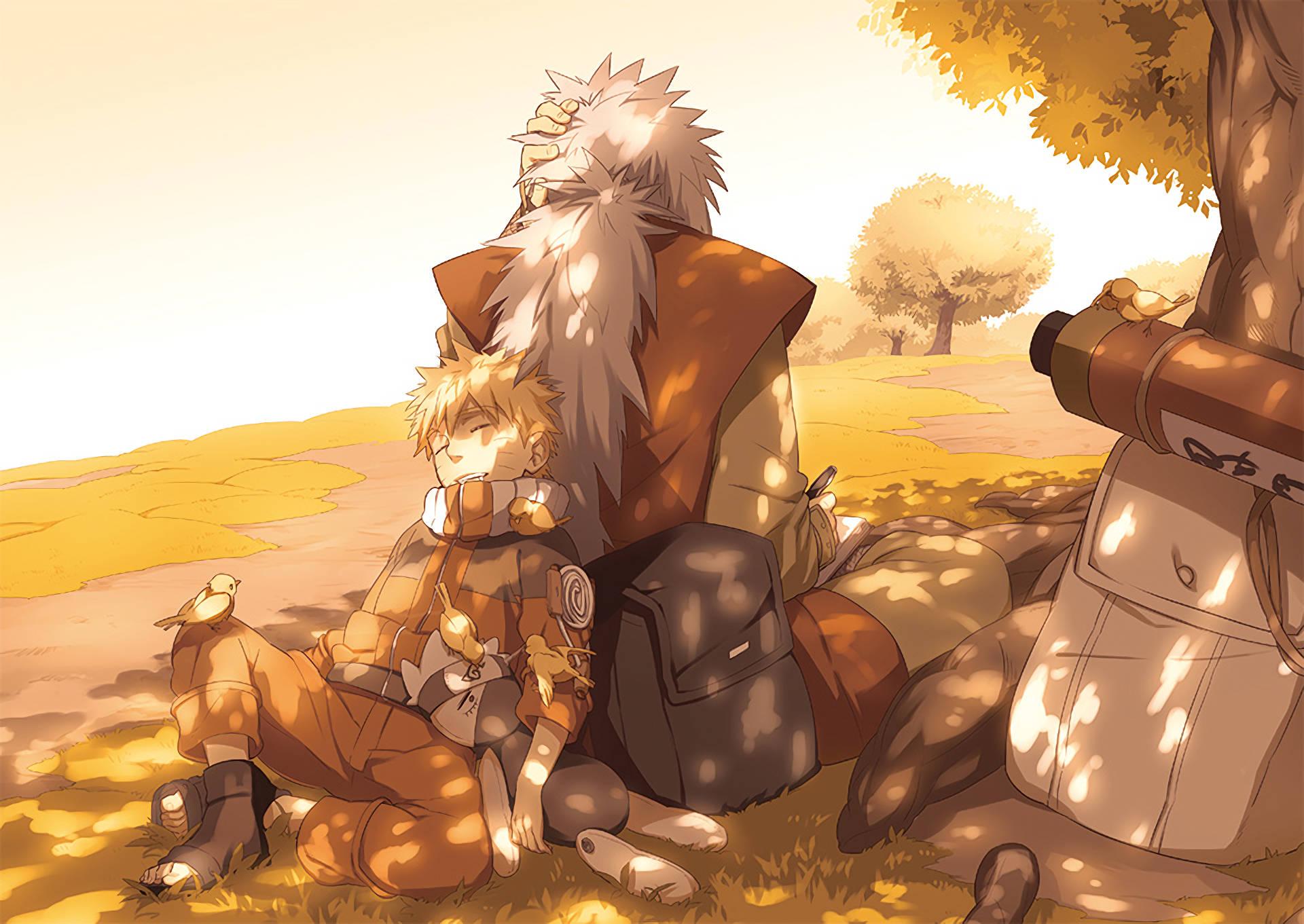 Jiraiya And Naruto Moment — 1920x1361 wallpaper