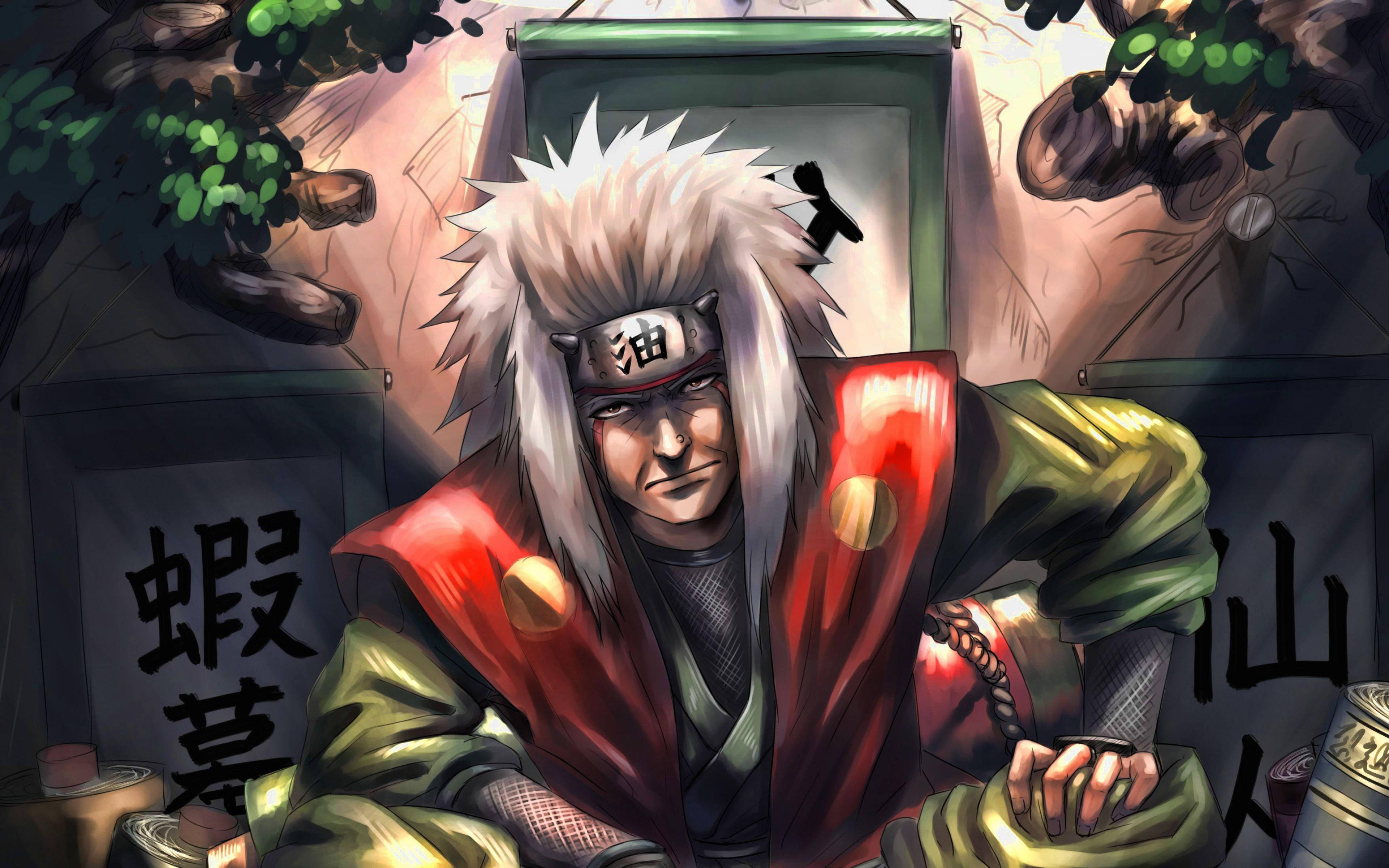 Jiraiya Digital Painting — 3840x2400 wallpaper