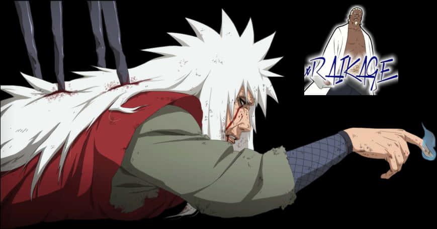 Jiraiya Final Moment Naruto Anime — 869x455 wallpaper