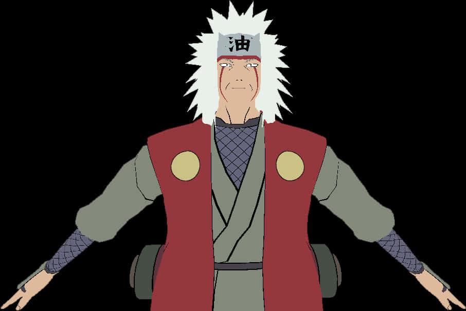 Jiraiya Naruto Anime Character — 906x605 wallpaper