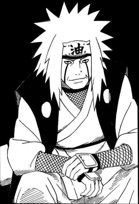 Jiraiya Naruto Manga Portrait — 468x687 wallpaper