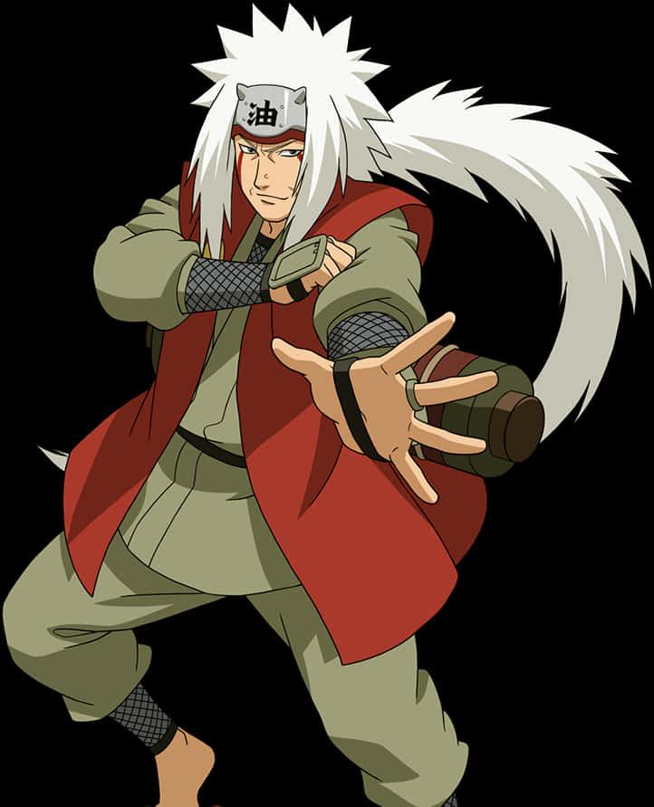 Jiraiya Ninja Pose — 722x891 wallpaper