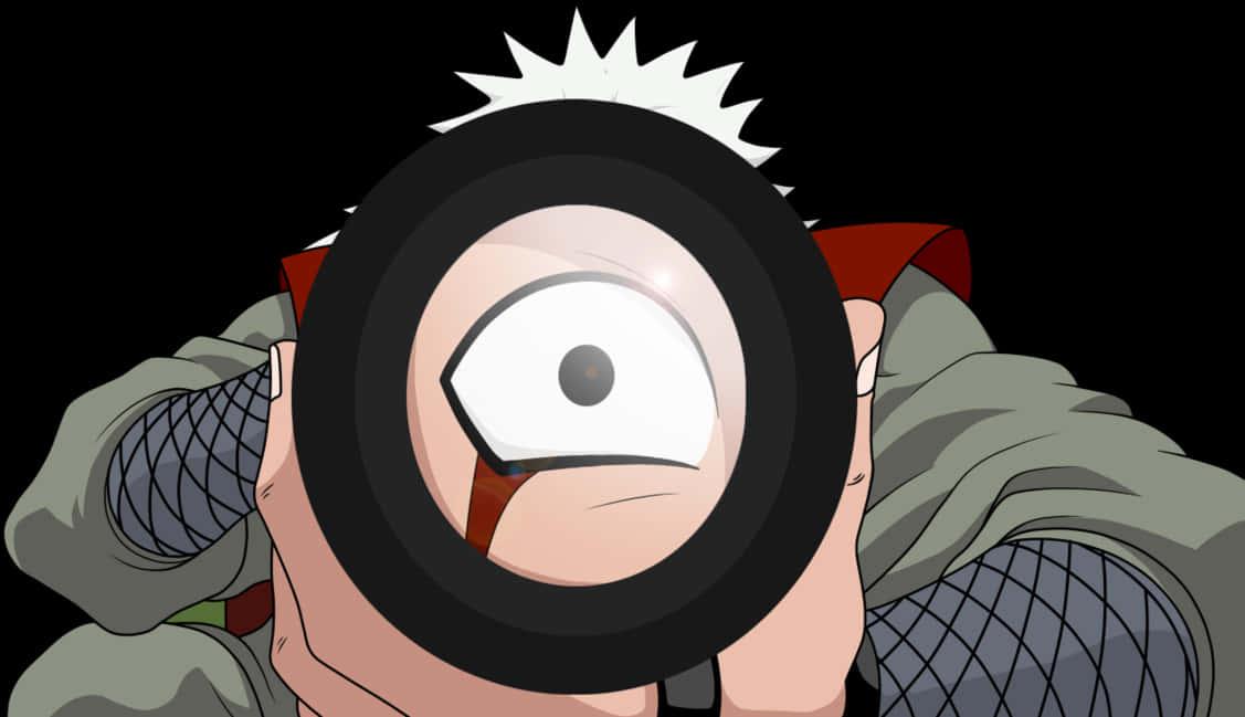 Jiraiya Peering Through Scope — 1127x649 wallpaper