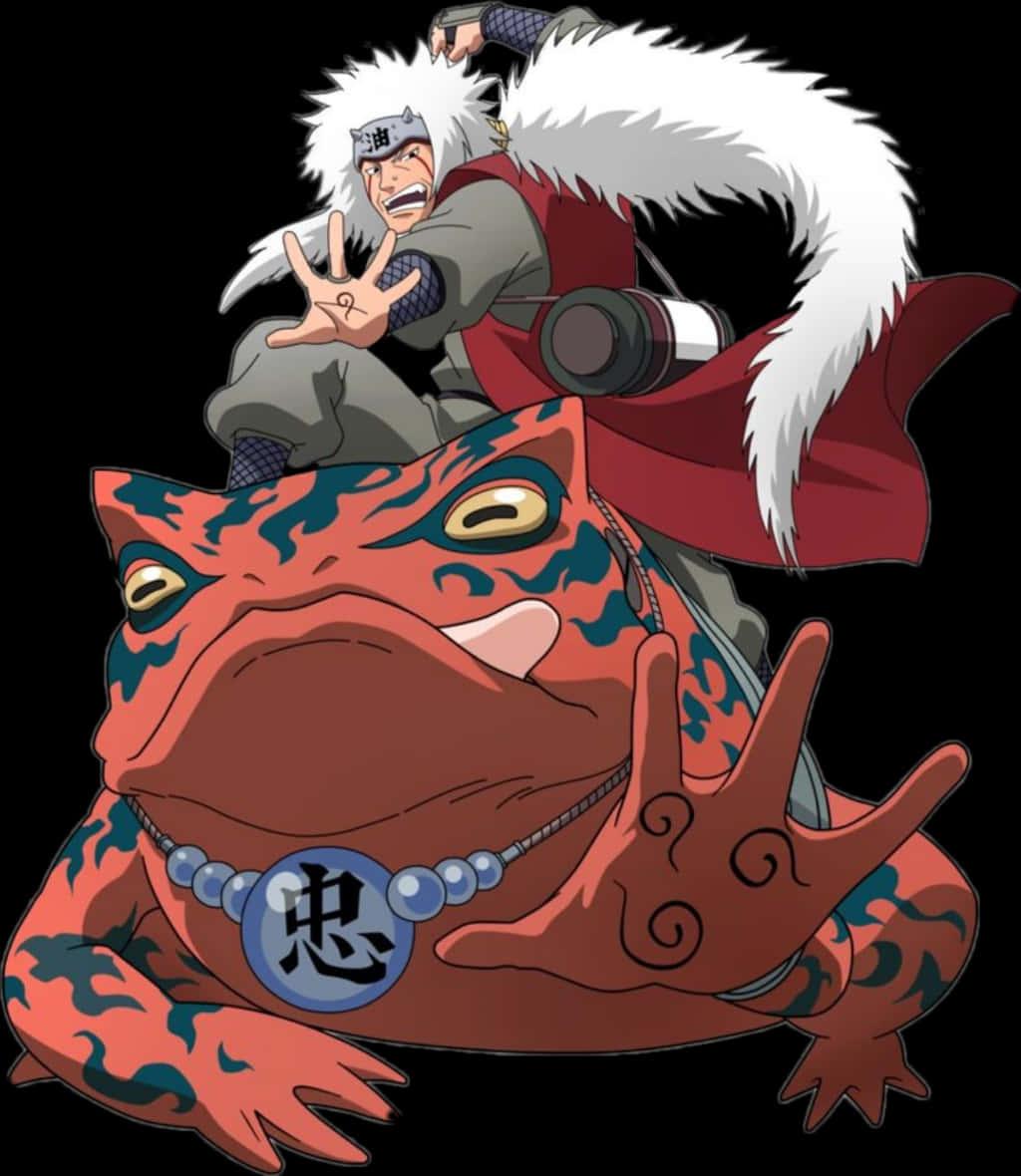 Jiraiya Riding Gamabunta Naruto Anime — 1024x1180 wallpaper