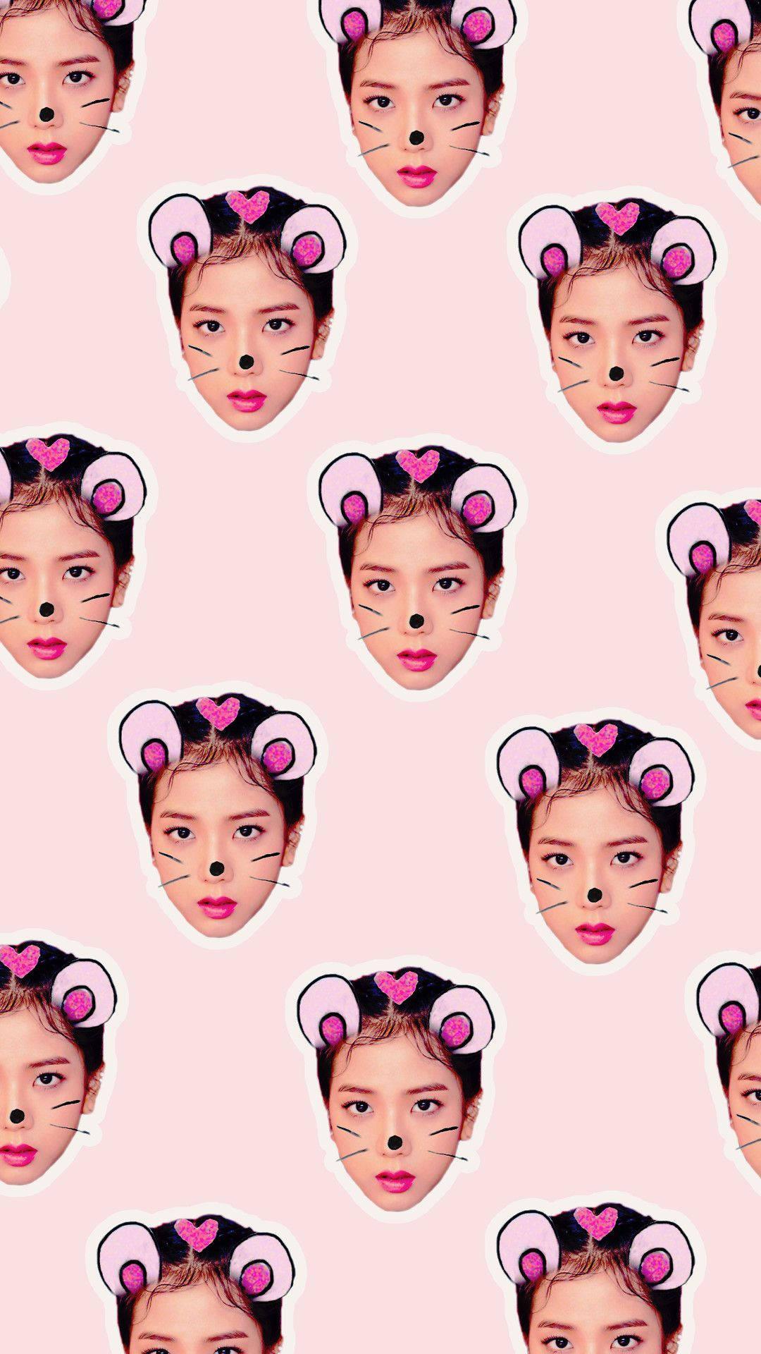 Jisoo of Black Pink shares her pattern style — 1080x1920 wallpaper