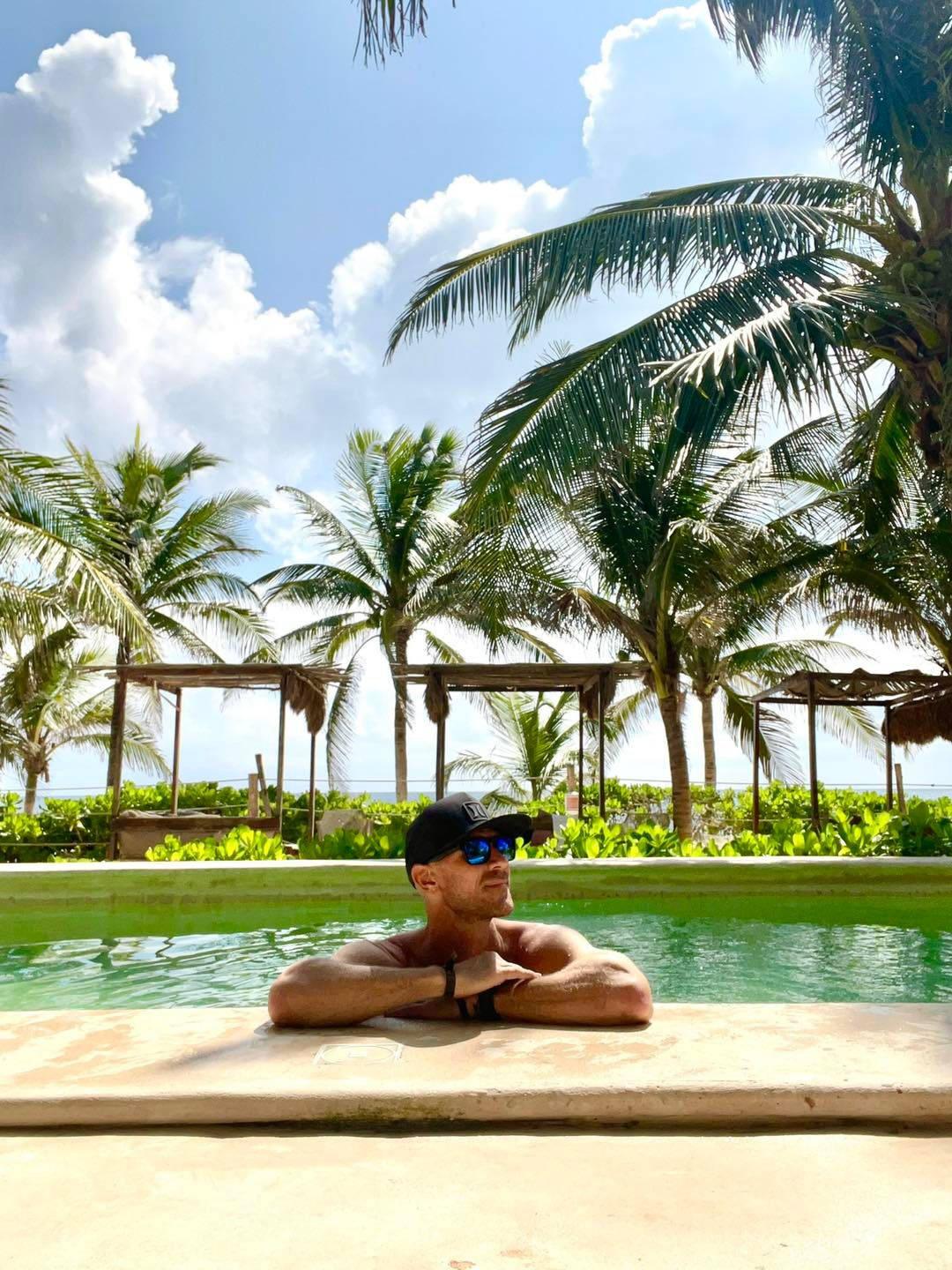 Johnny Sins In Pool — 1080x1440 wallpaper