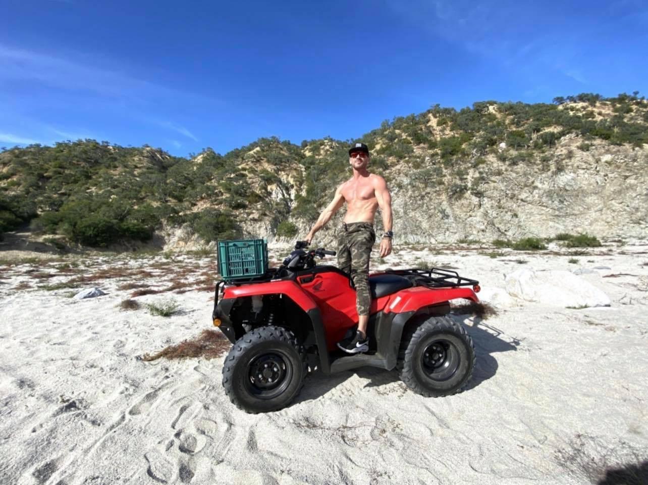 Johnny Sins On Quad Bike — 1284x960 wallpaper