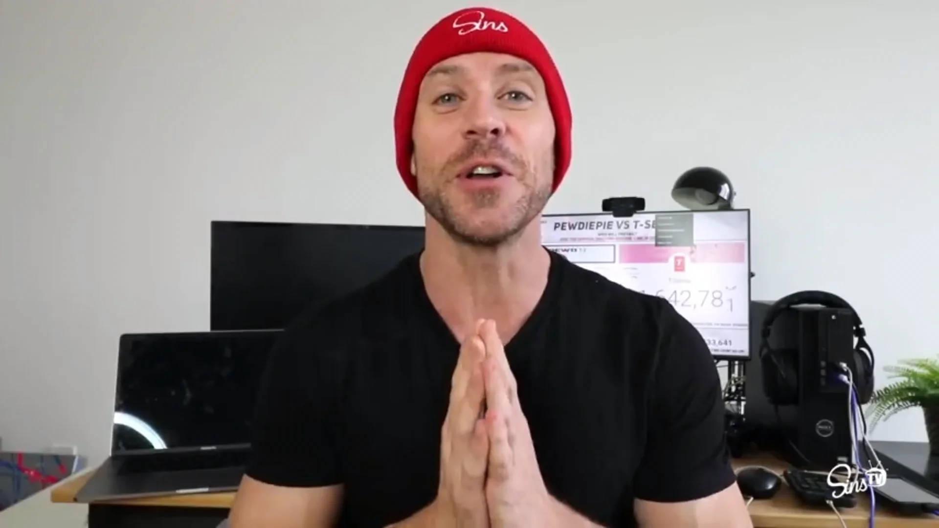 Johnny Sins With Beanie — 1920x1080 wallpaper