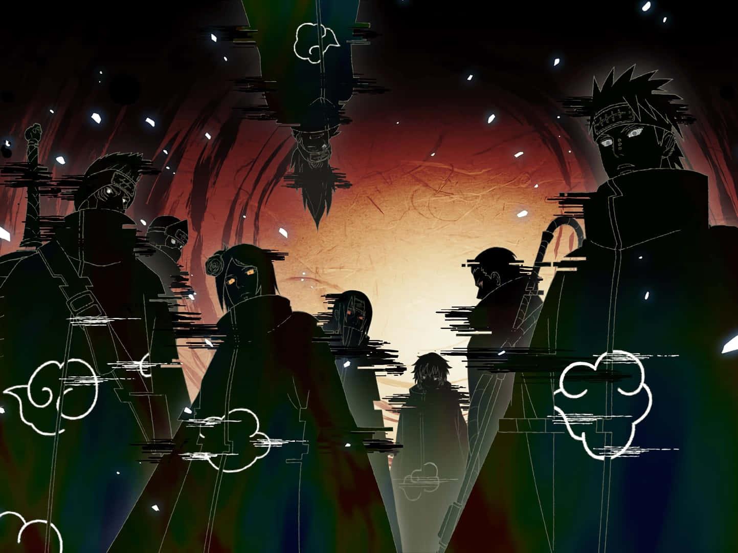 Join the Akatsuki, a powerful organization in the Naruto world. — 1443x1080 wallpaper