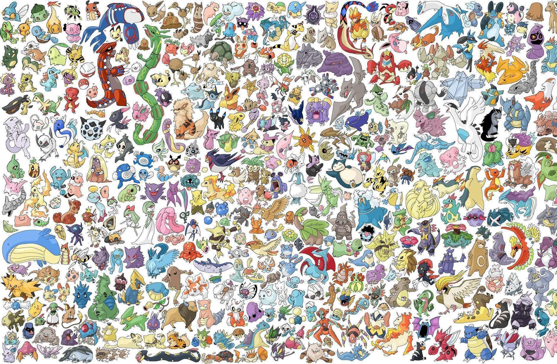 Join the Cool Crowd With Cool Pokemon — 1882x1230 wallpaper