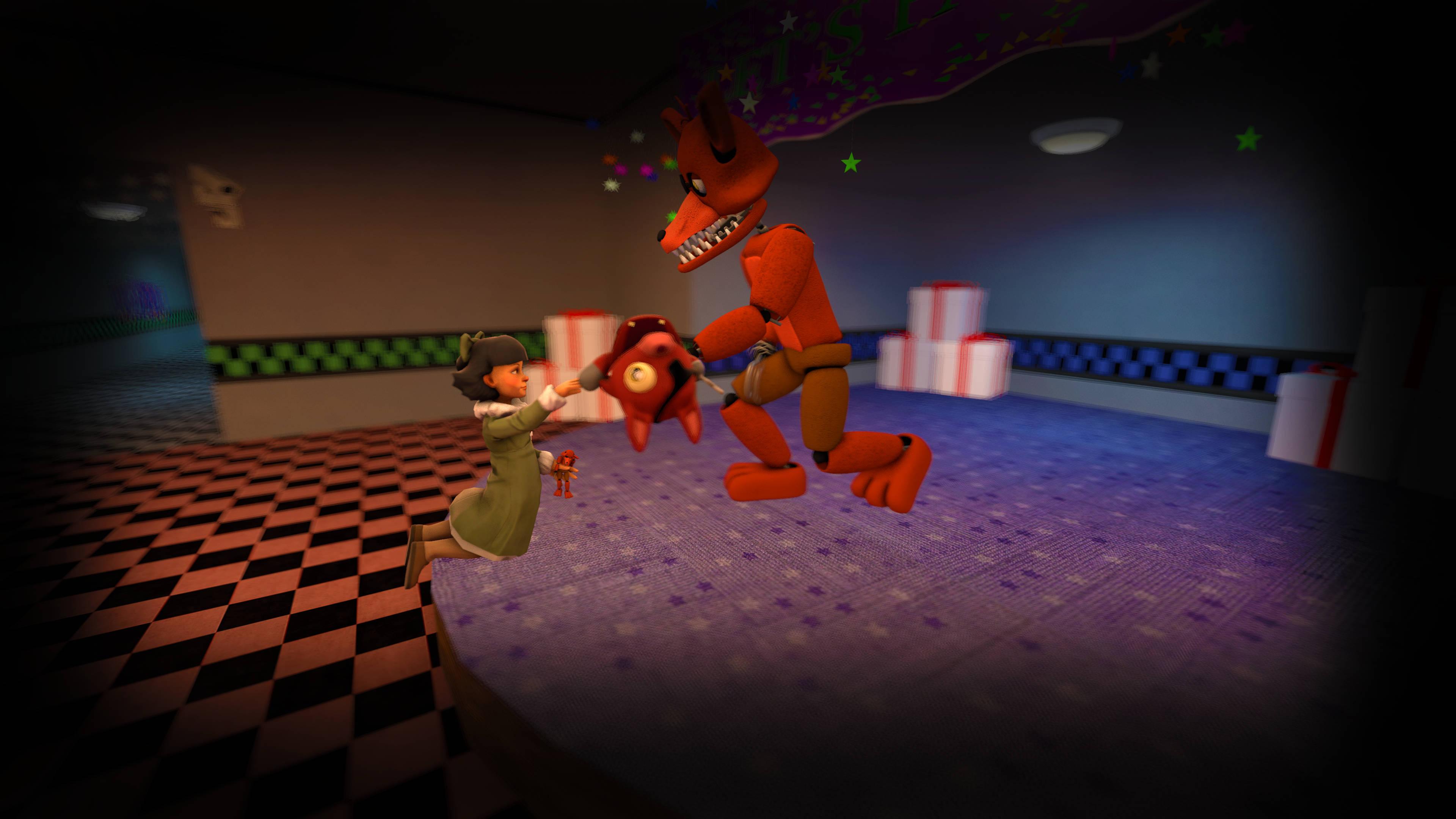 Join the Fun and Excitement of FNaF with Foxy the Pirate — 3840x2160 wallpaper