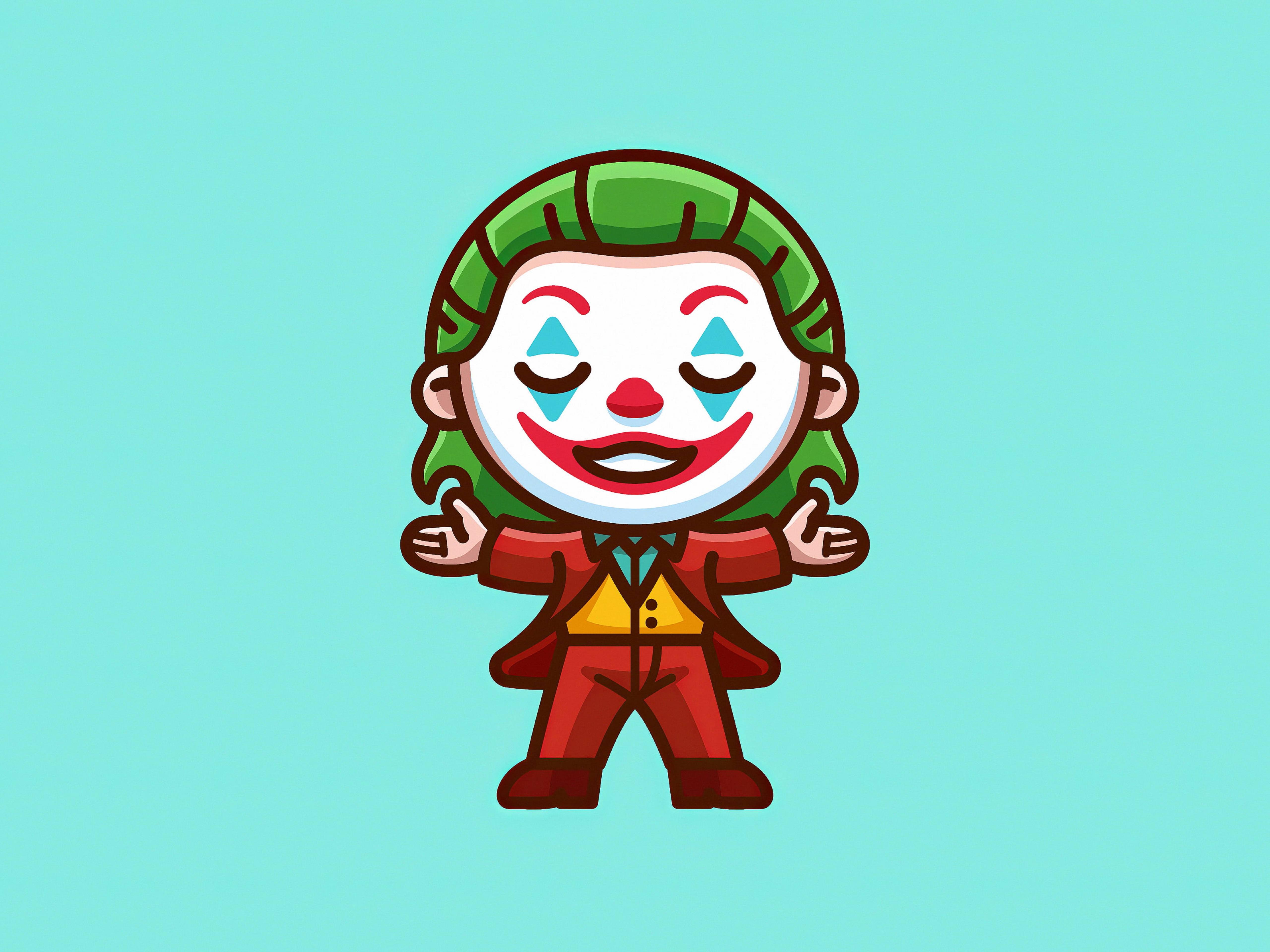 Joker 2019 Cute Cartoon — 5120x3840 wallpaper