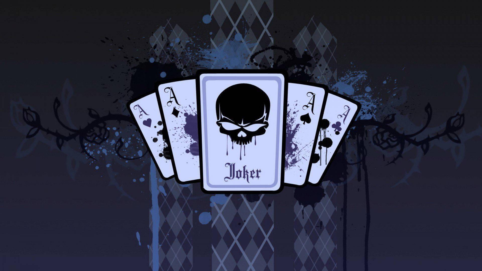 Joker Card Digital Art — 1920x1080 wallpaper
