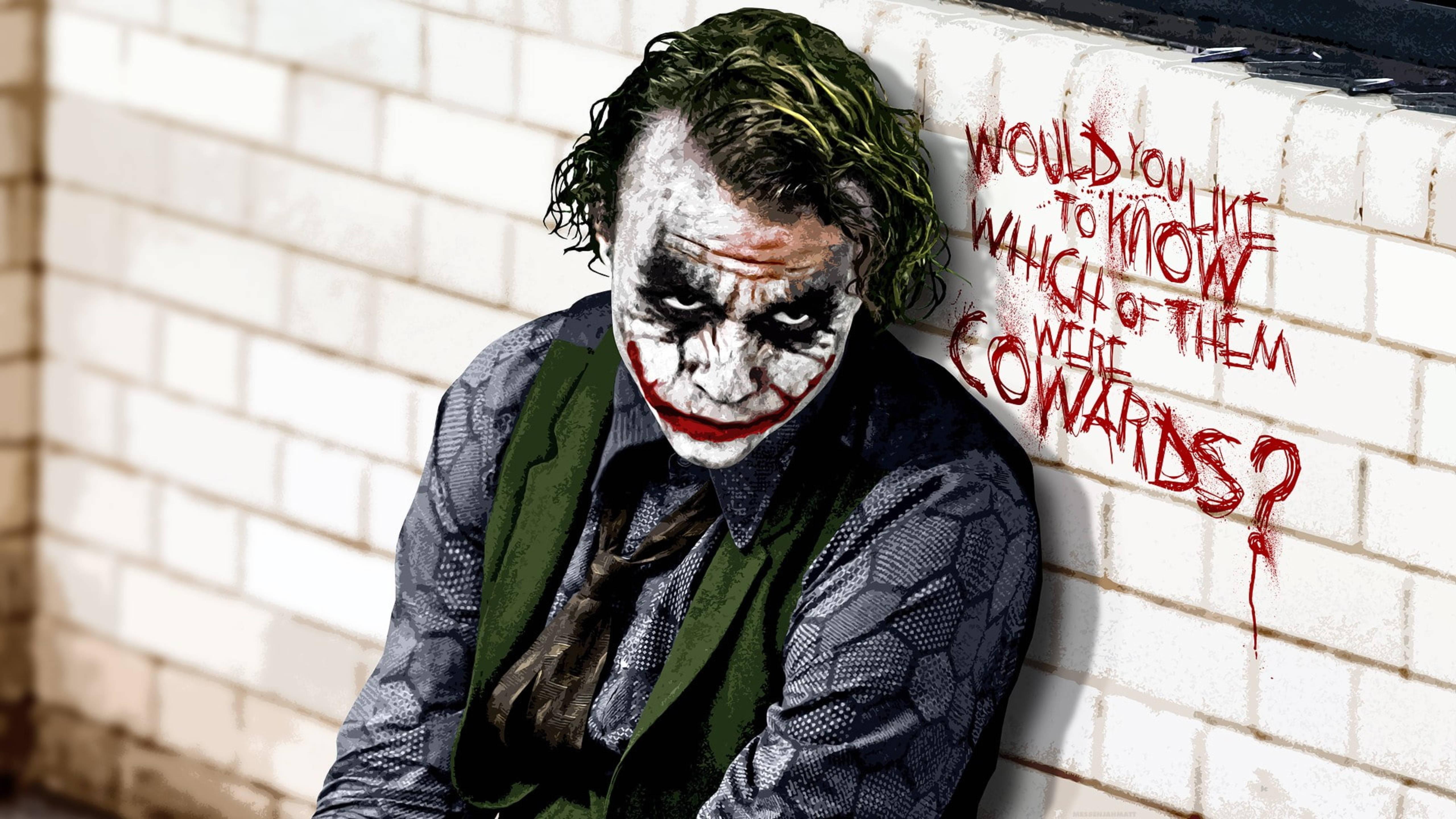 Joker Dark Knight Quote — 5120x2880 wallpaper