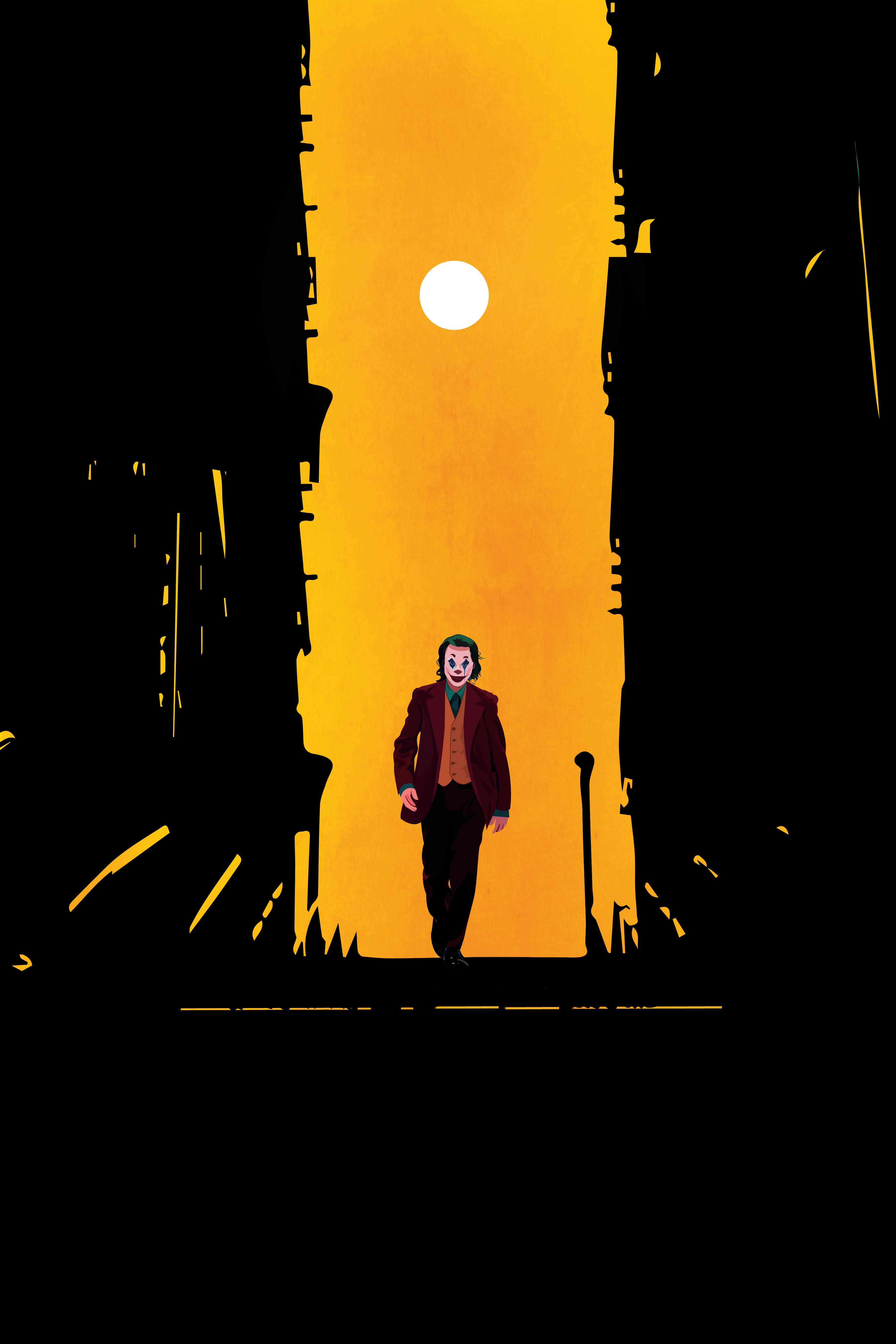 Joker Phoenix Stairs Art — 3600x5400 wallpaper