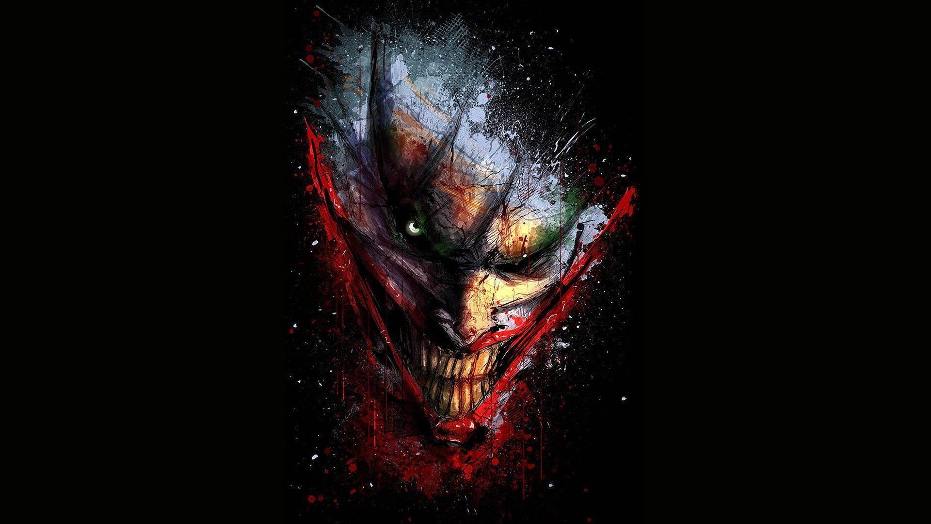 Joker's Skinned Face — 1920x1080 wallpaper