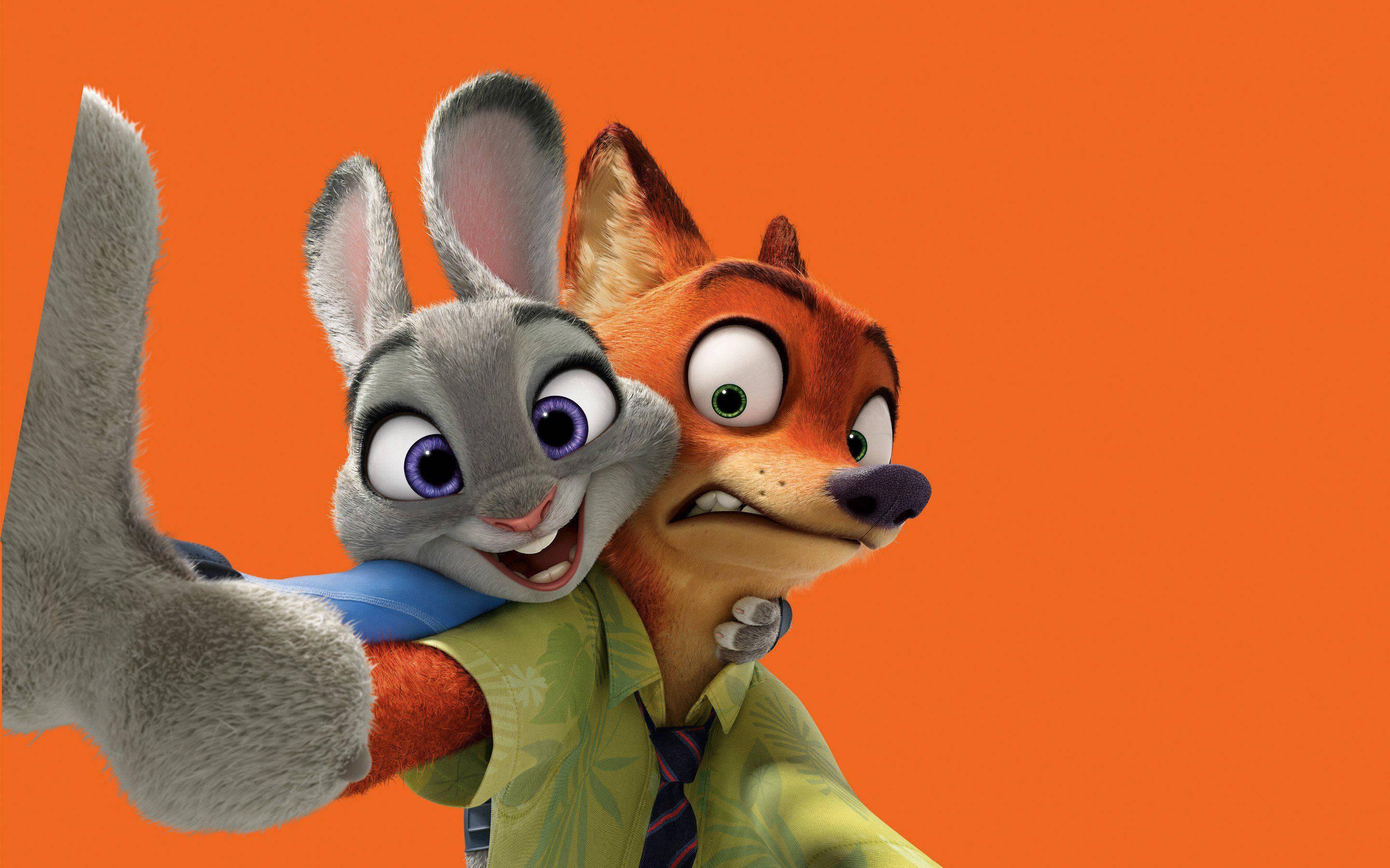 Judy And Nick Zootopia 4k Cartoon — 2880x1800 wallpaper