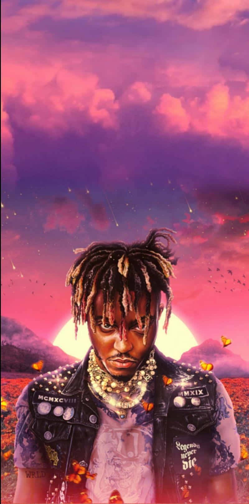 Juice Wrld Background — 800x1620 wallpaper