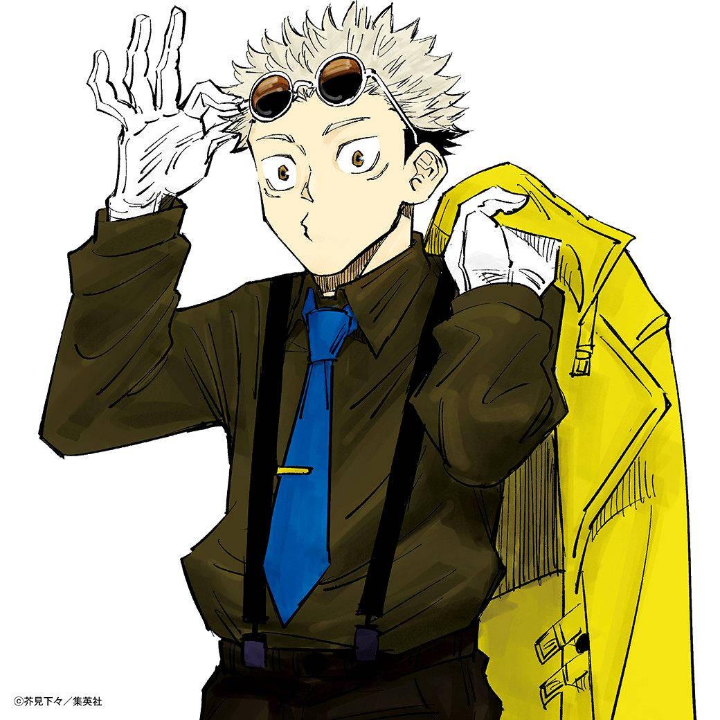 Jujutsu Kaisen Itadori With Yellow Coat — 1040x1040 wallpaper