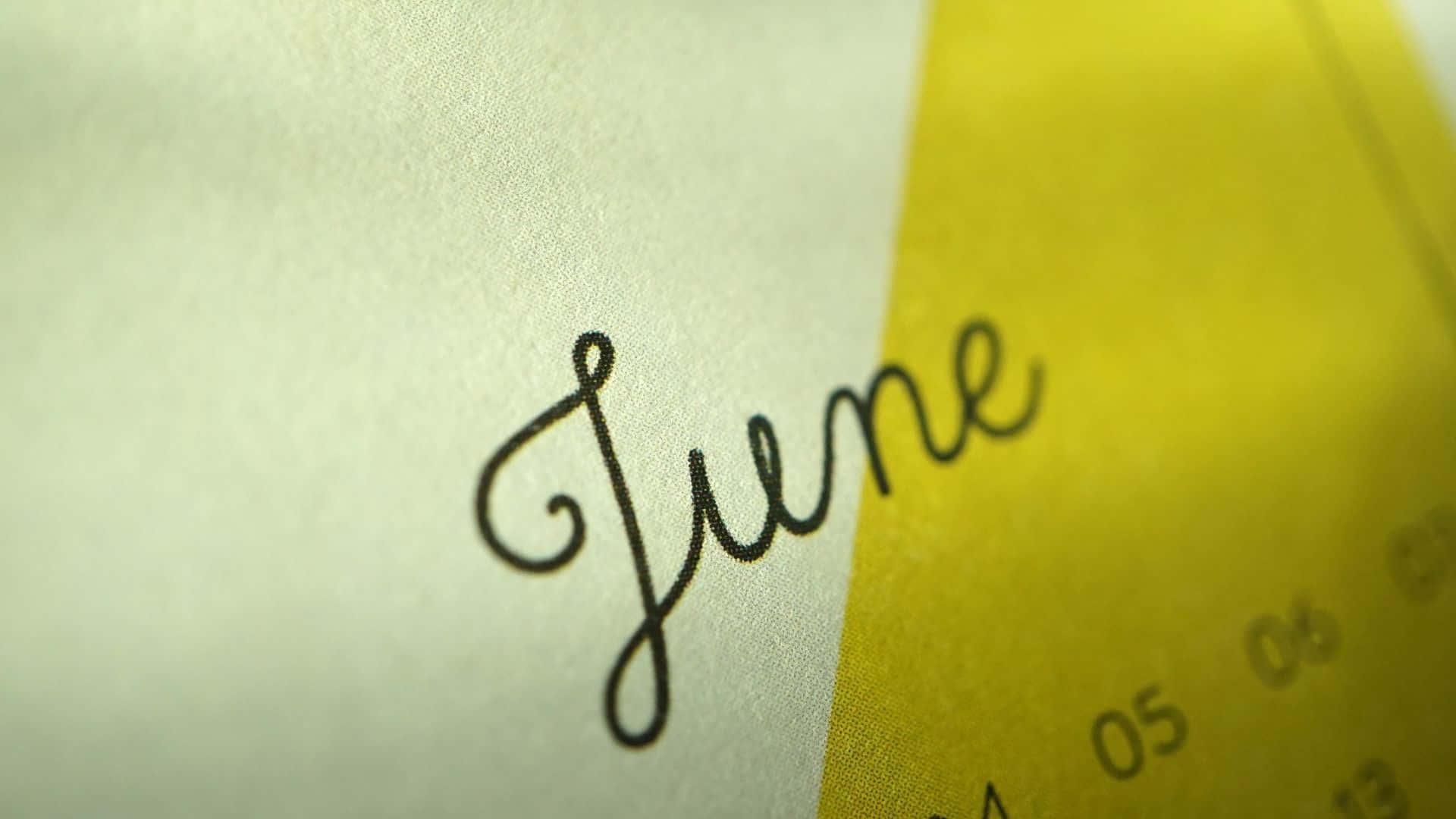 June Background — 1920x1080 wallpaper