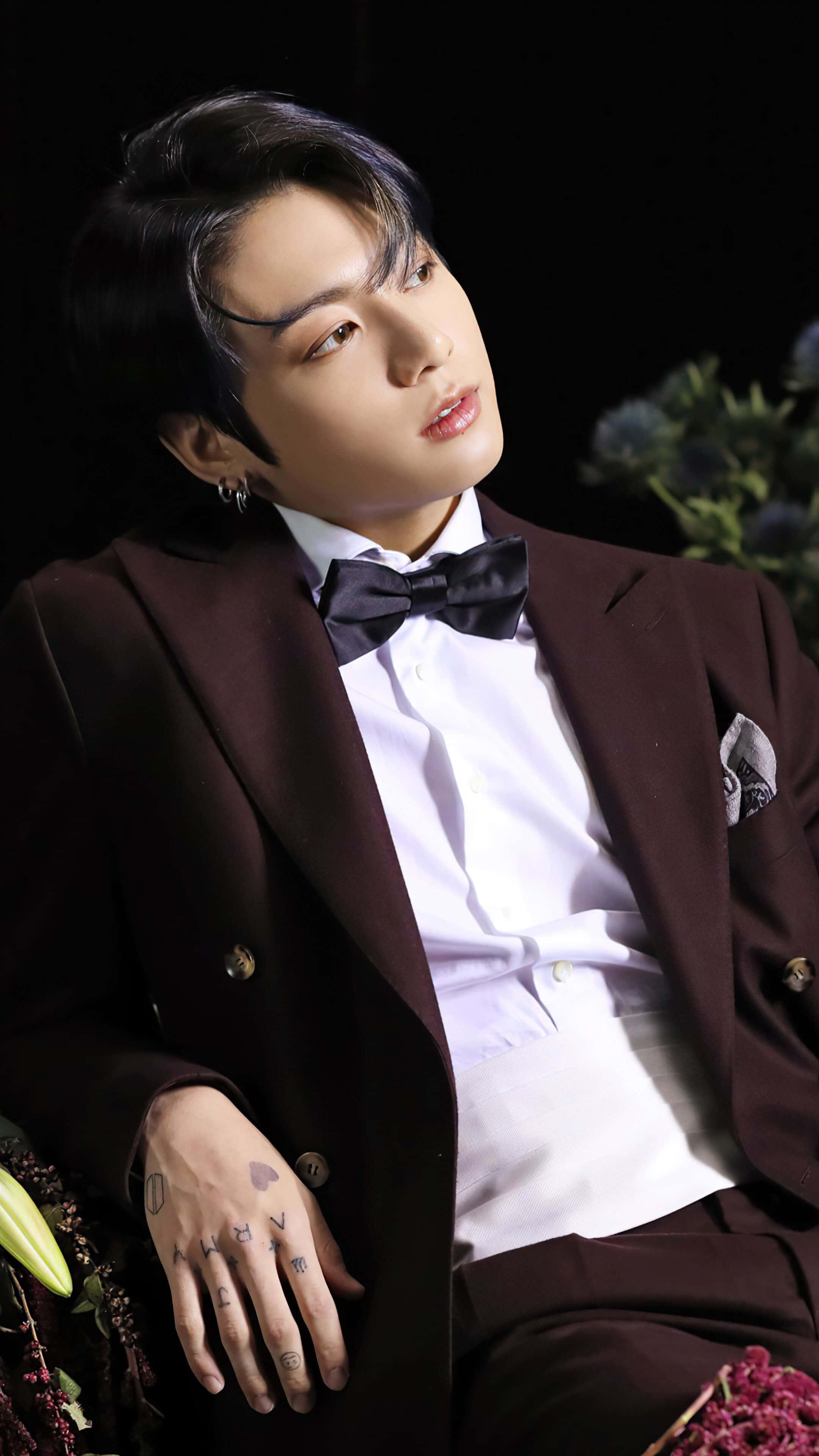 Jungkook performing on stage — 2160x3840 wallpaper