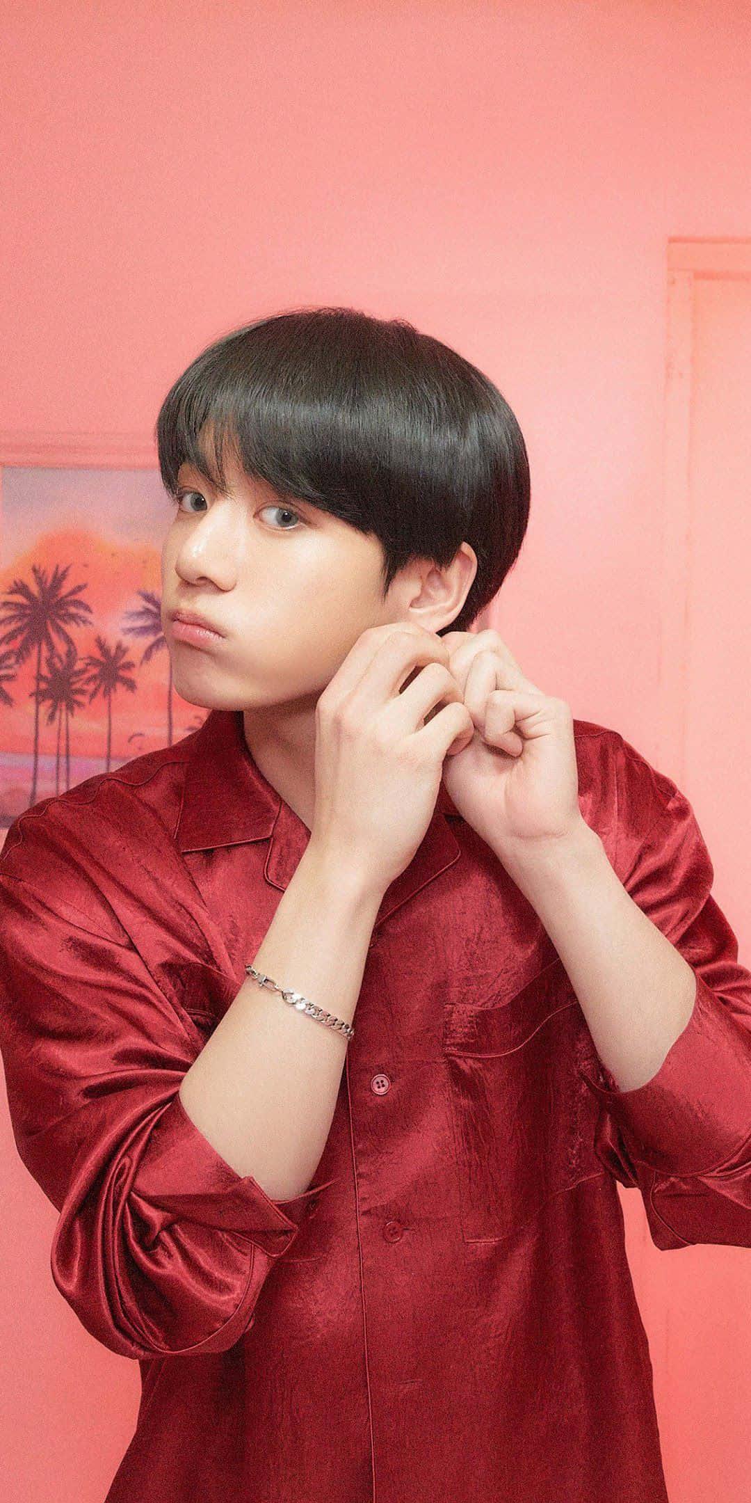 K-Pop star Jungkook gracing the spotlight — 1080x2160 wallpaper