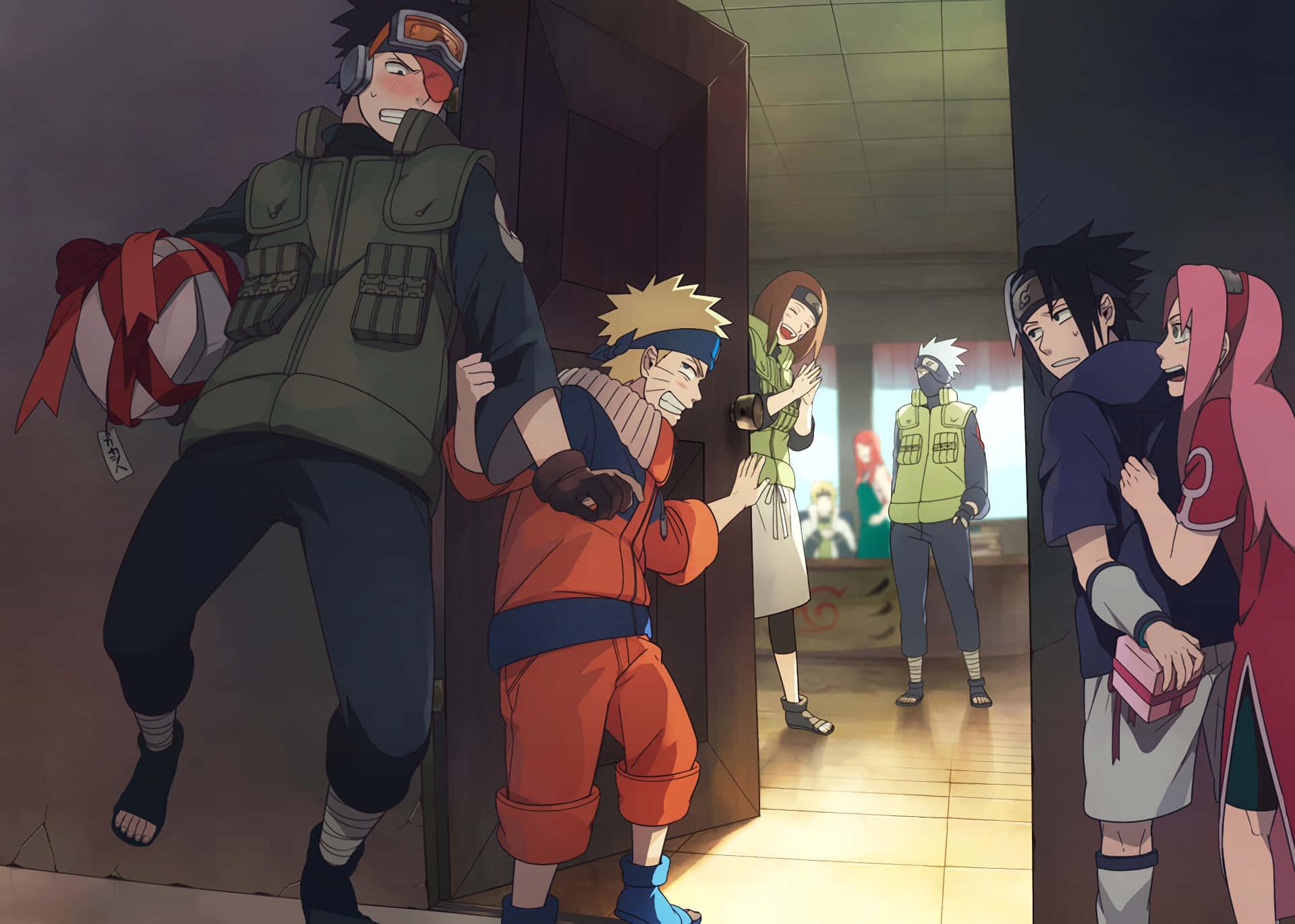 Kakashi At Naruto's Birthday Picture