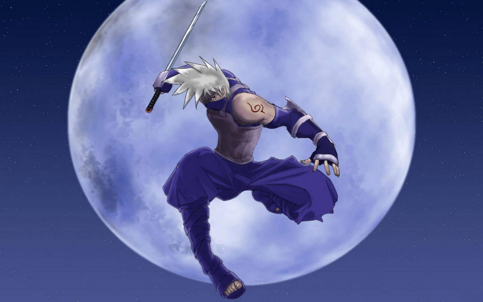 Kakashi PFP Blue Moon — 2000x1250 wallpaper