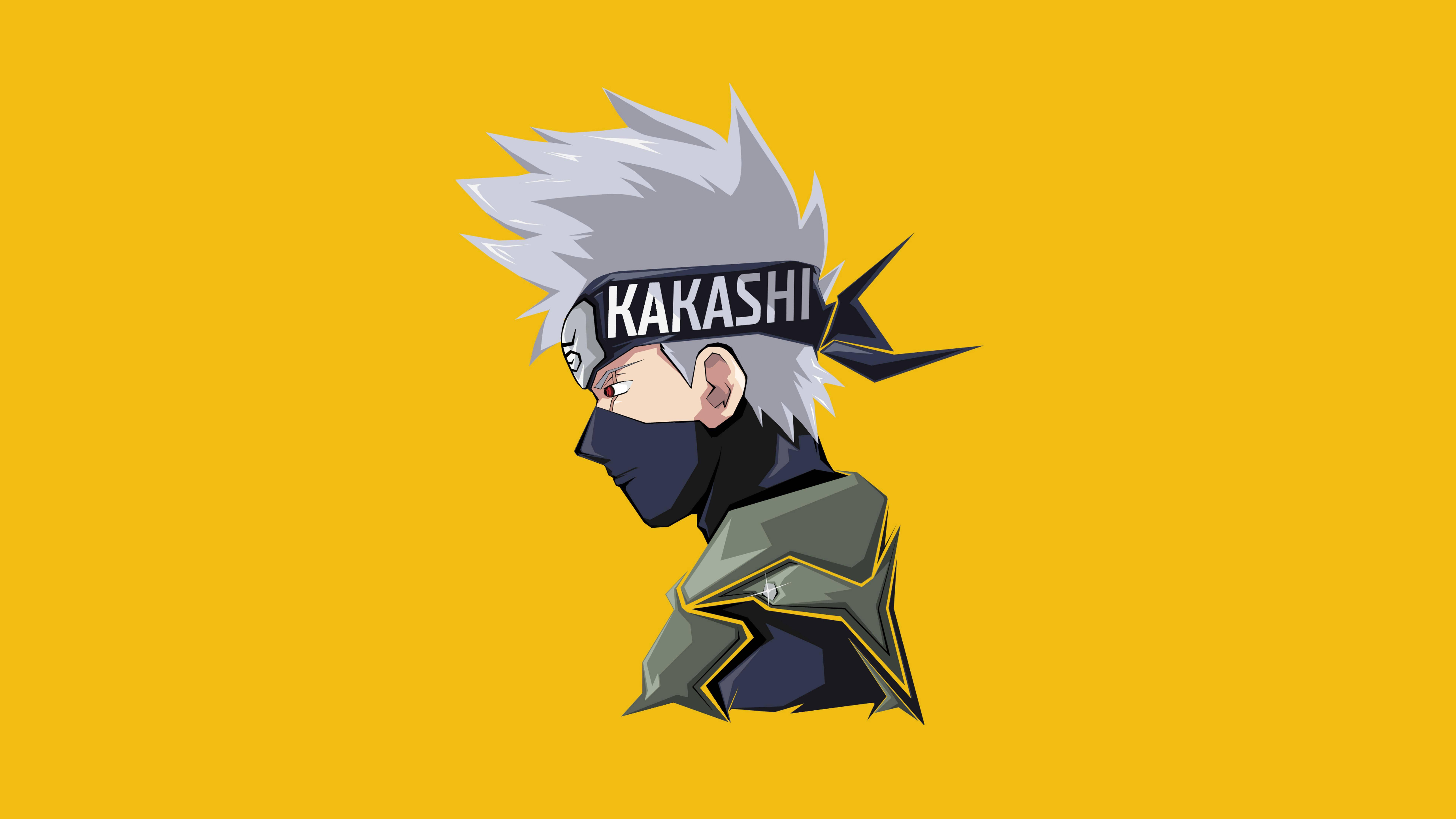 Kakashi PFP Yellow — 7680x4320 wallpaper