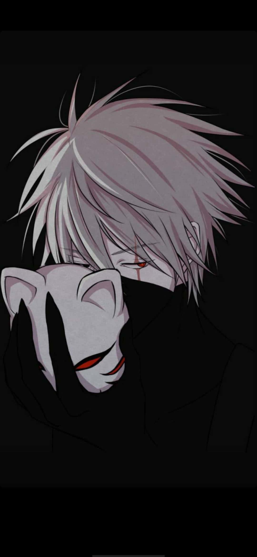 Kakashi med en maske billede