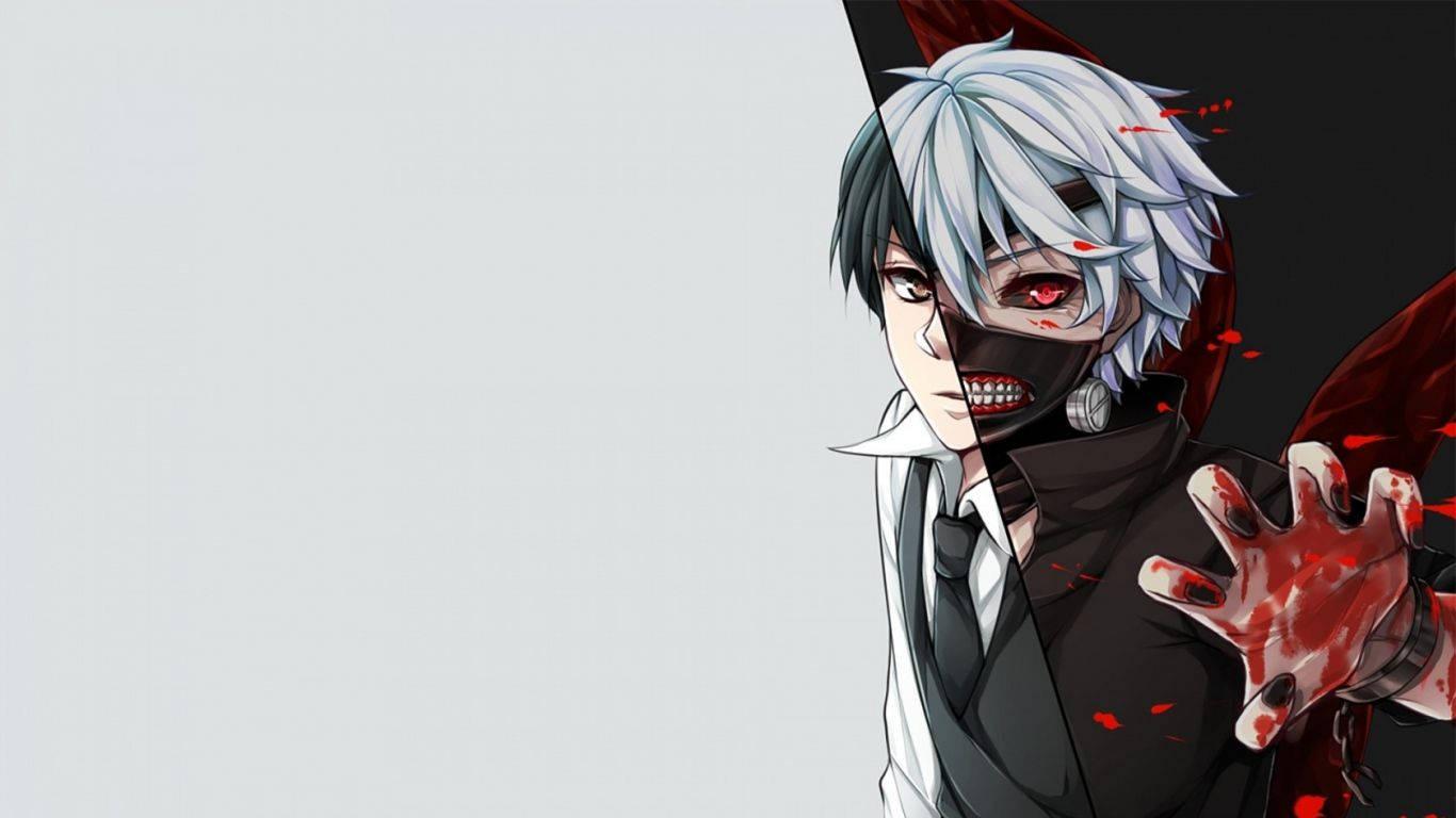 Kaneki Ken in Tokyo Ghoul — 1366x768 wallpaper