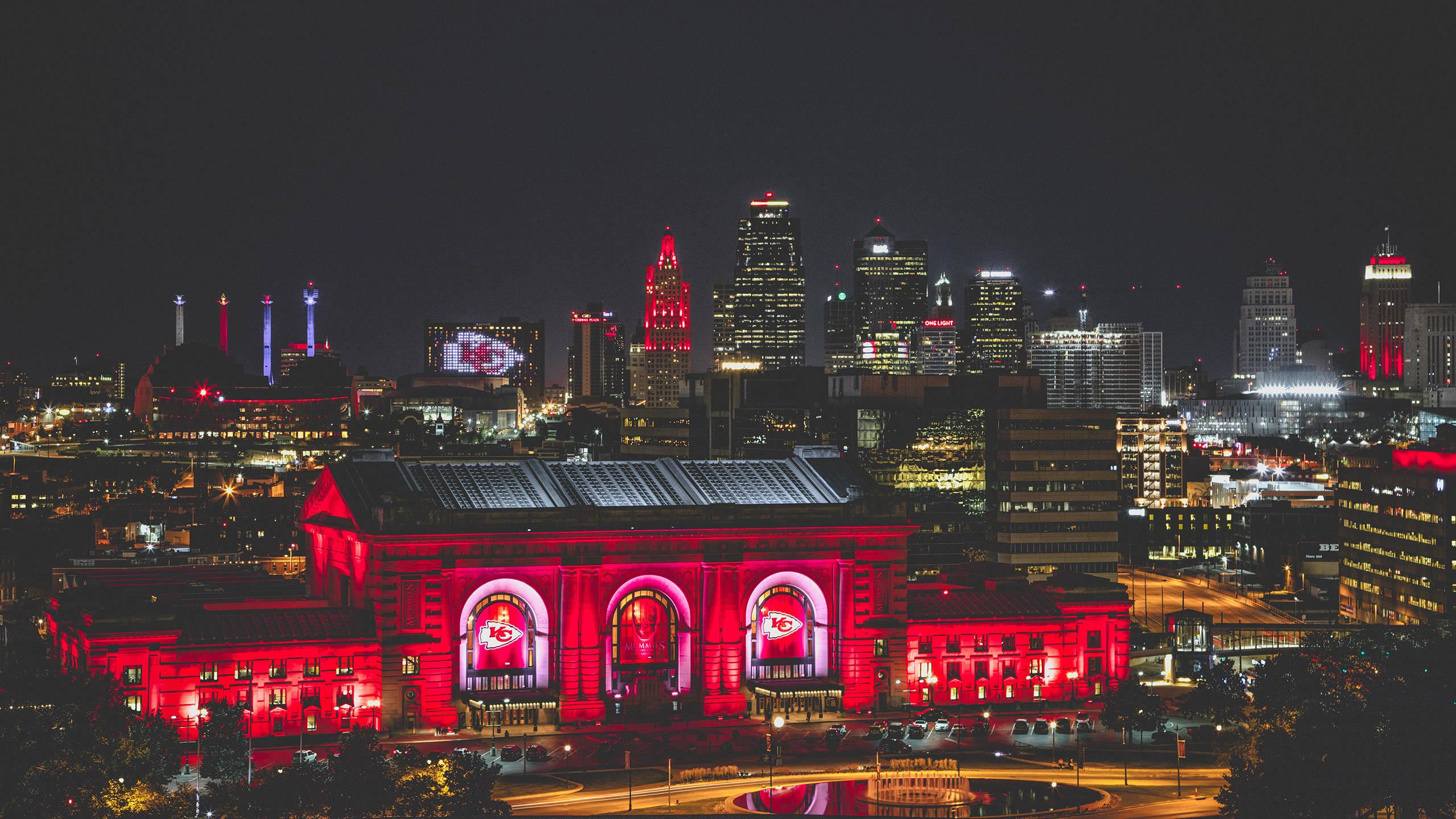 Kansas City Chiefs City Hall — 2560x1440 wallpaper