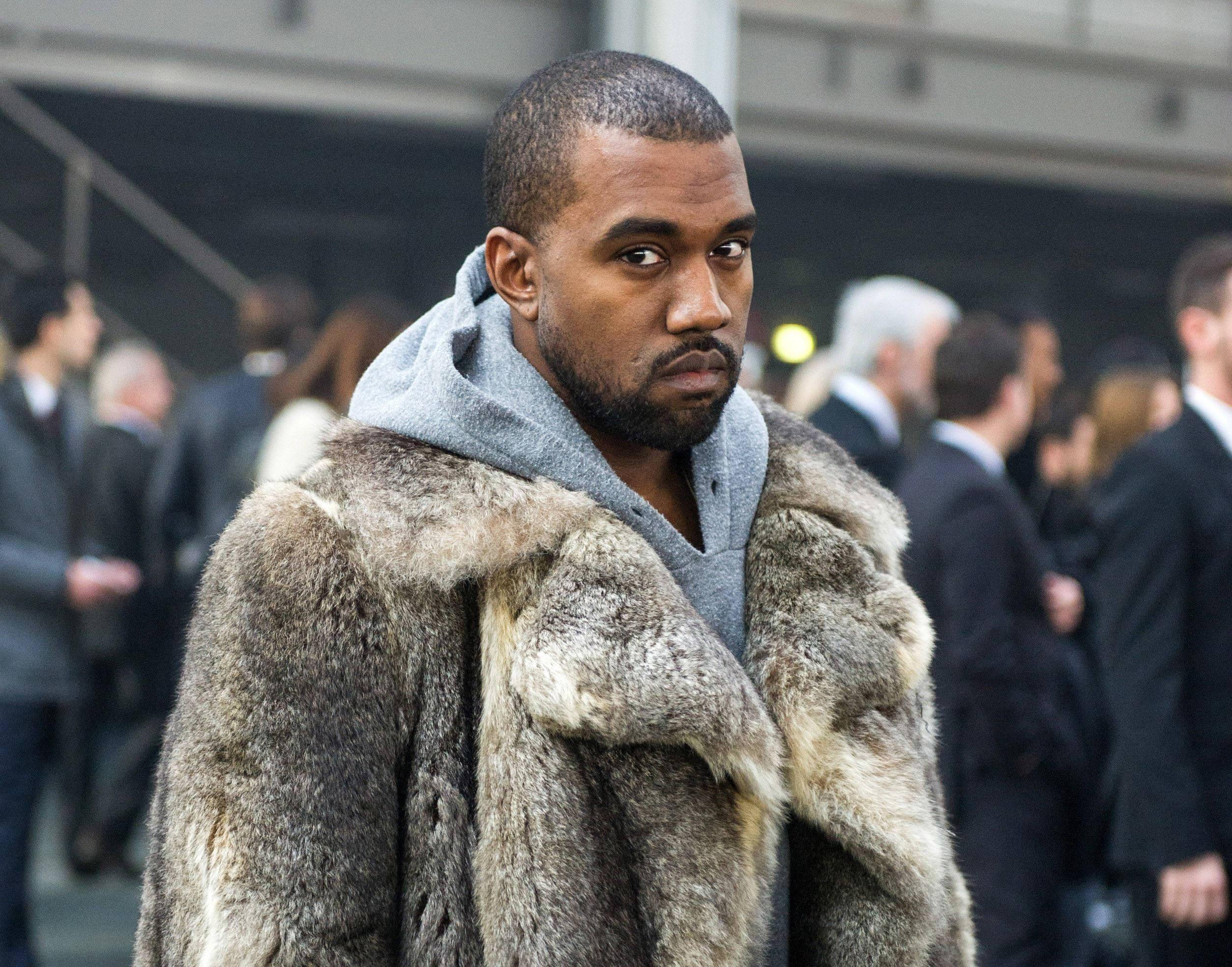Kanye West Big Grey Fur — 2506x1968 wallpaper