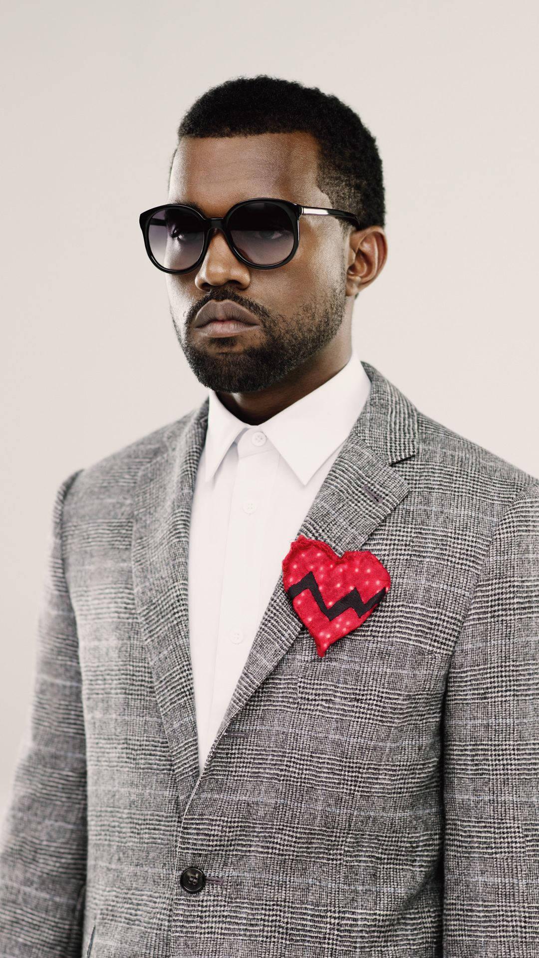 Kanye West Broken Heart Suit — 1080x1920 wallpaper