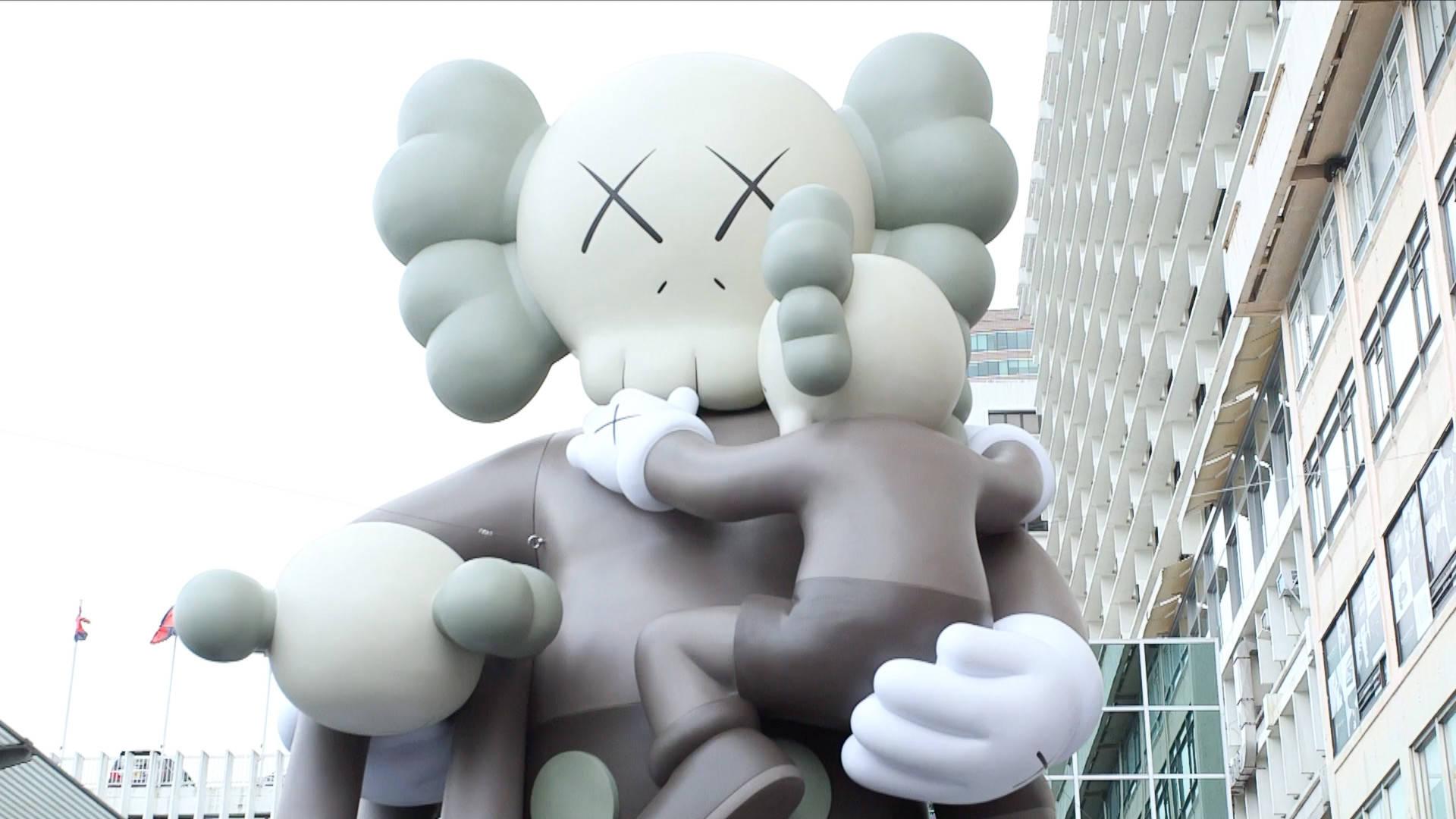 KAWS Clean Slate Sculpture — 1920x1080 wallpaper