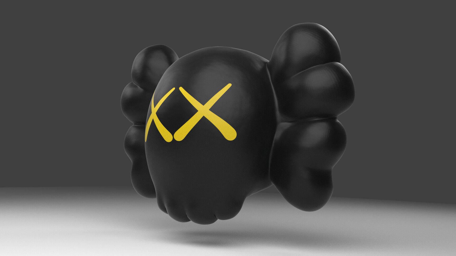 KAWS Companion Yellow Eyes — 1920x1080 wallpaper