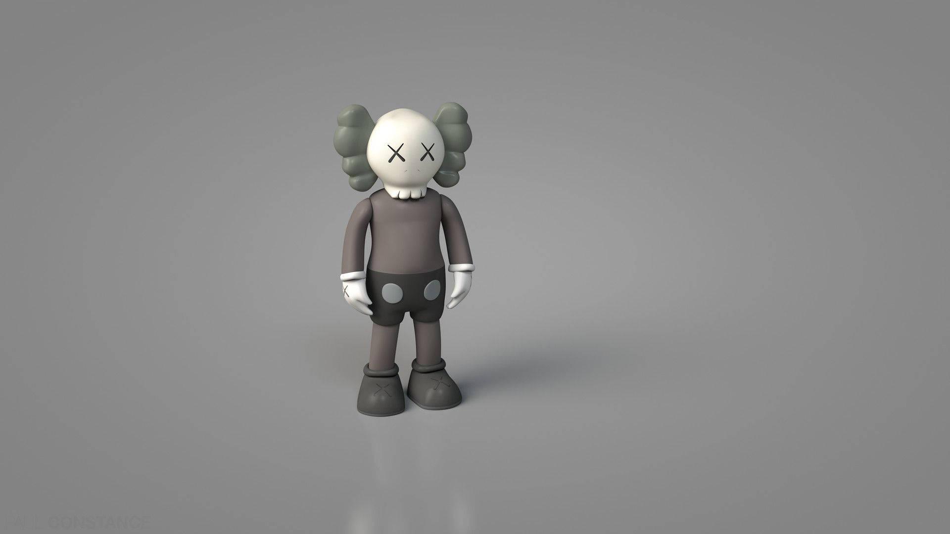 KAWS Grey Companion — 1920x1080 wallpaper
