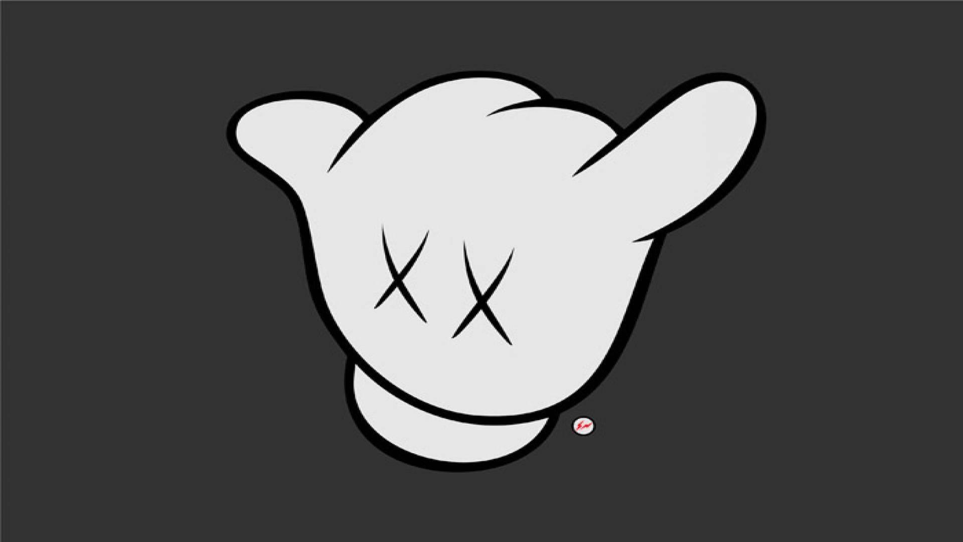 Kaws Hand Sign Hang Loose — 1920x1080 wallpaper