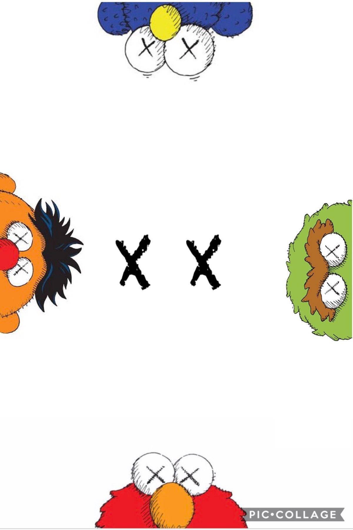 Kaws Sesame Street — 1200x1800 wallpaper