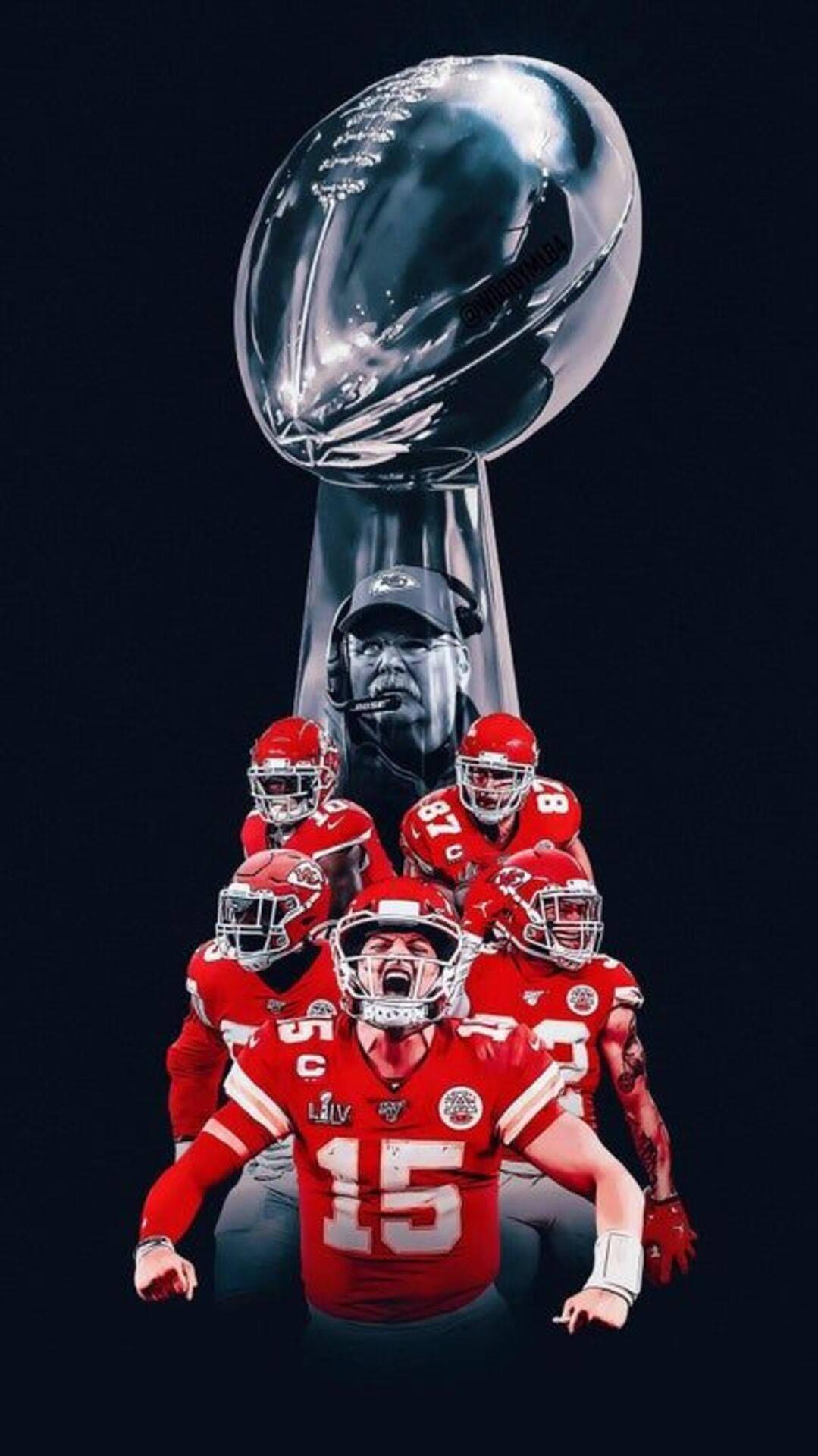 KC Chiefs Team Phone — 1079x1920 wallpaper