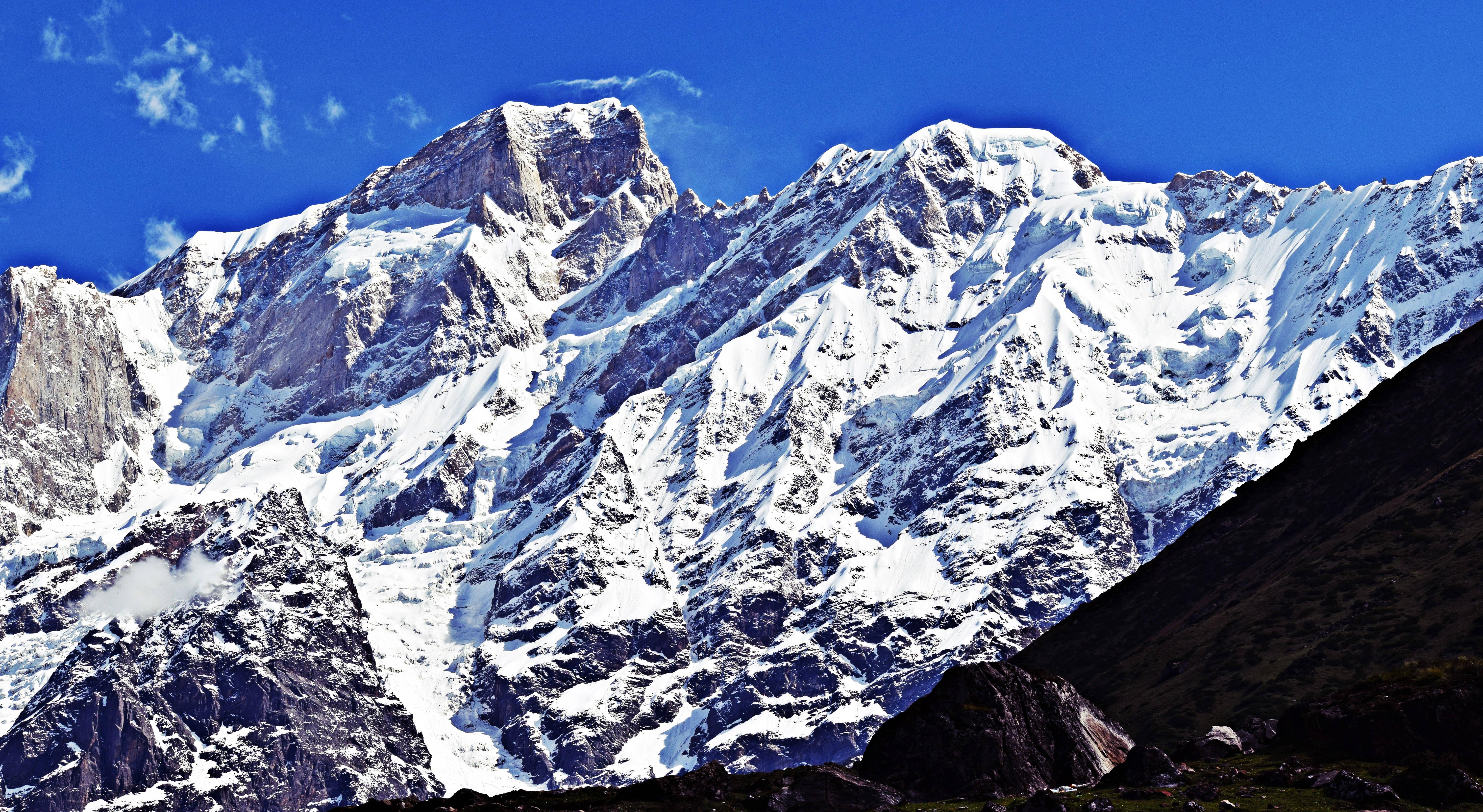 Kedarnath Glacier Mountain 4K — 5992x3281 wallpaper