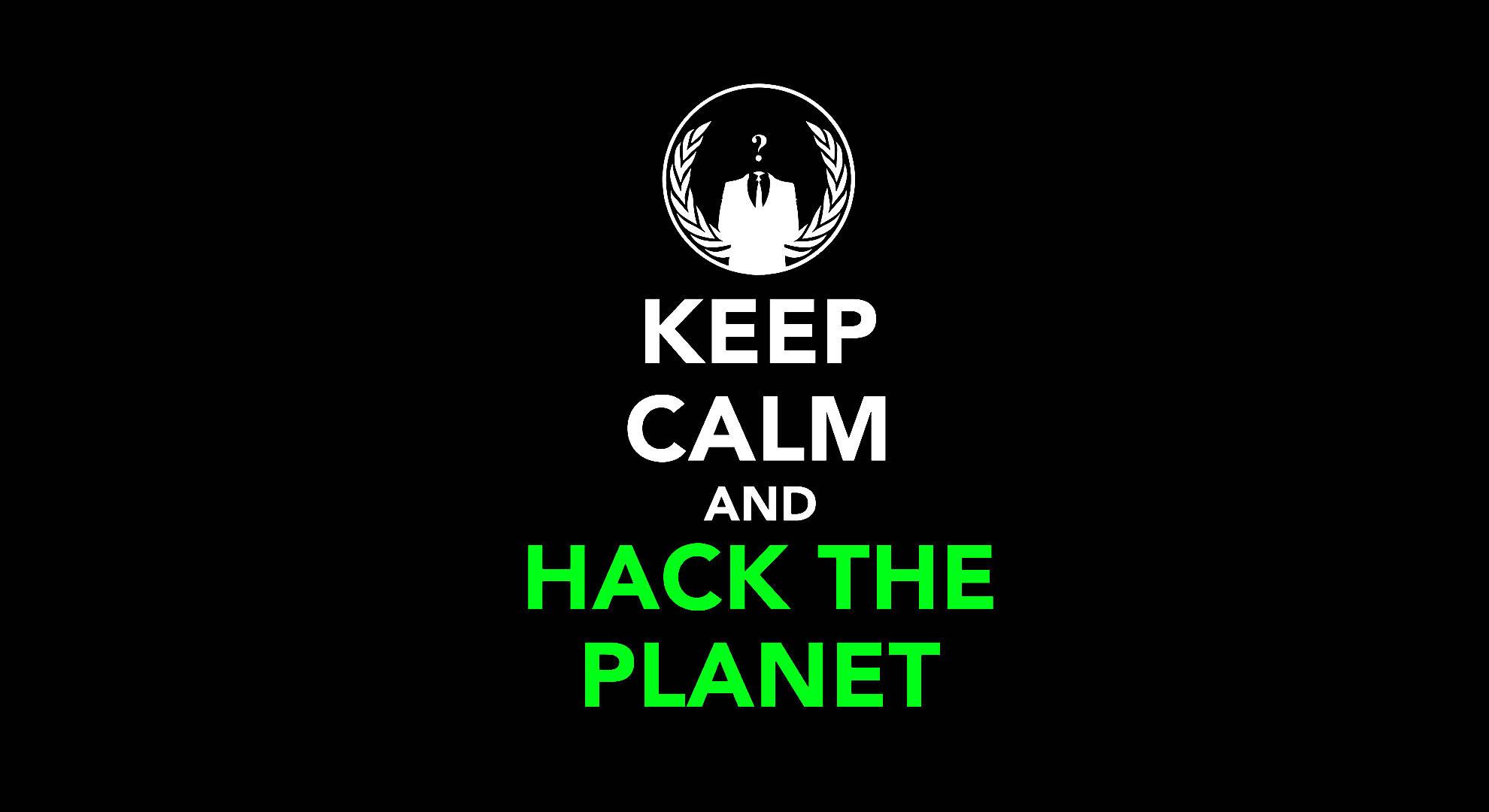 Keep Calm and Hack On — 1980x1080 wallpaper