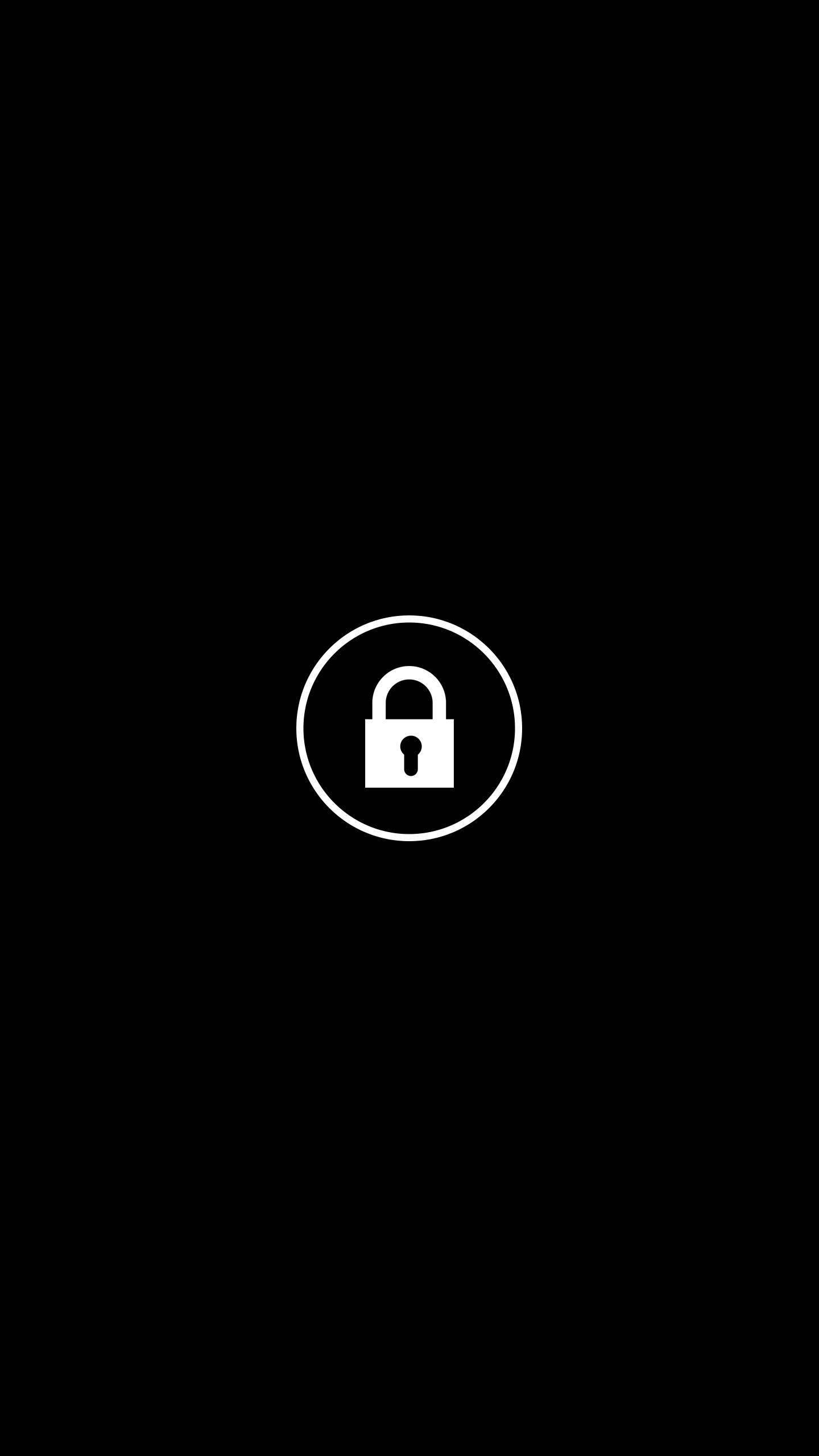 Keep your data secure with a lock screen — 1440x2560 wallpaper